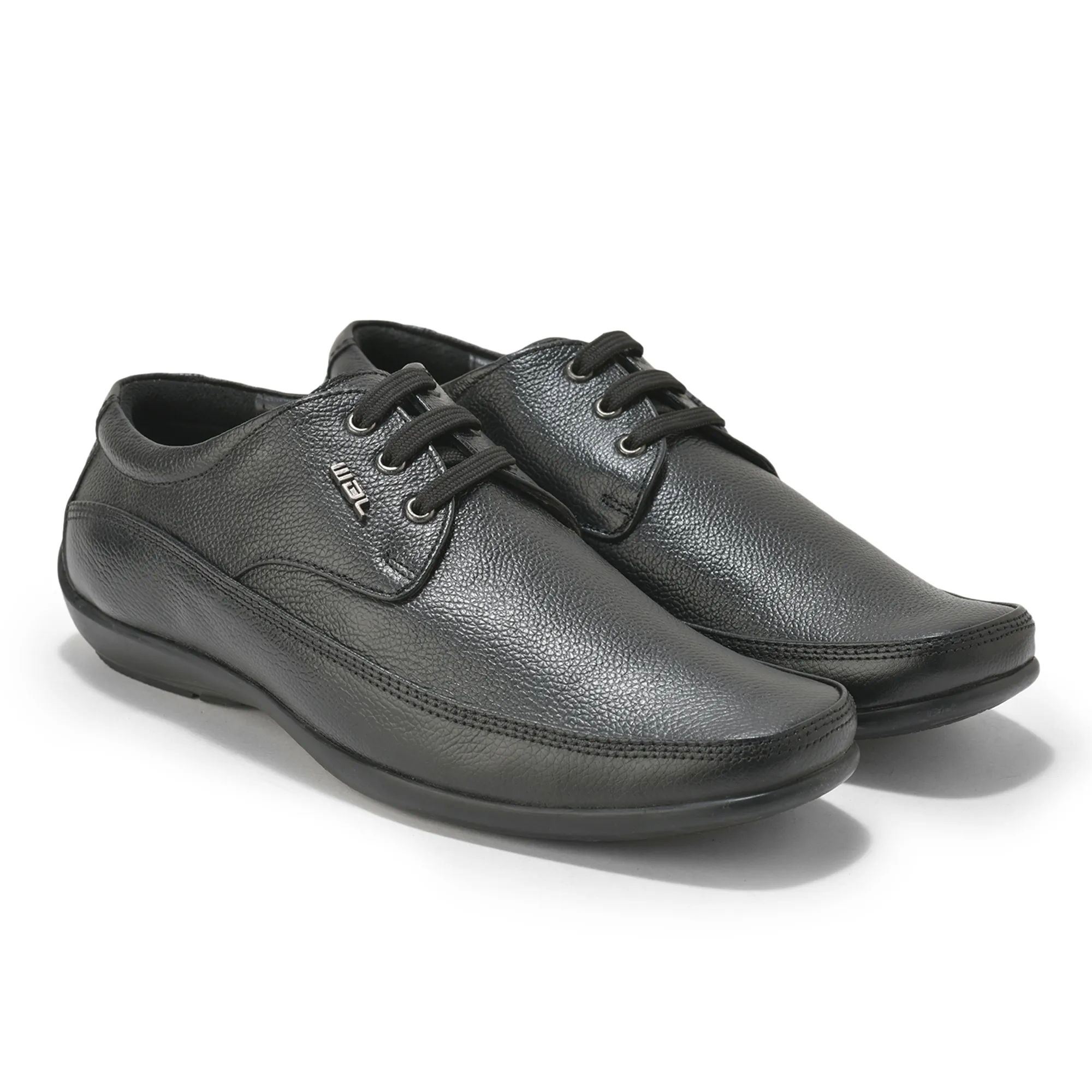 Woodland Men’S Black Leather Smart Formal Shoes - Thumbnail 8