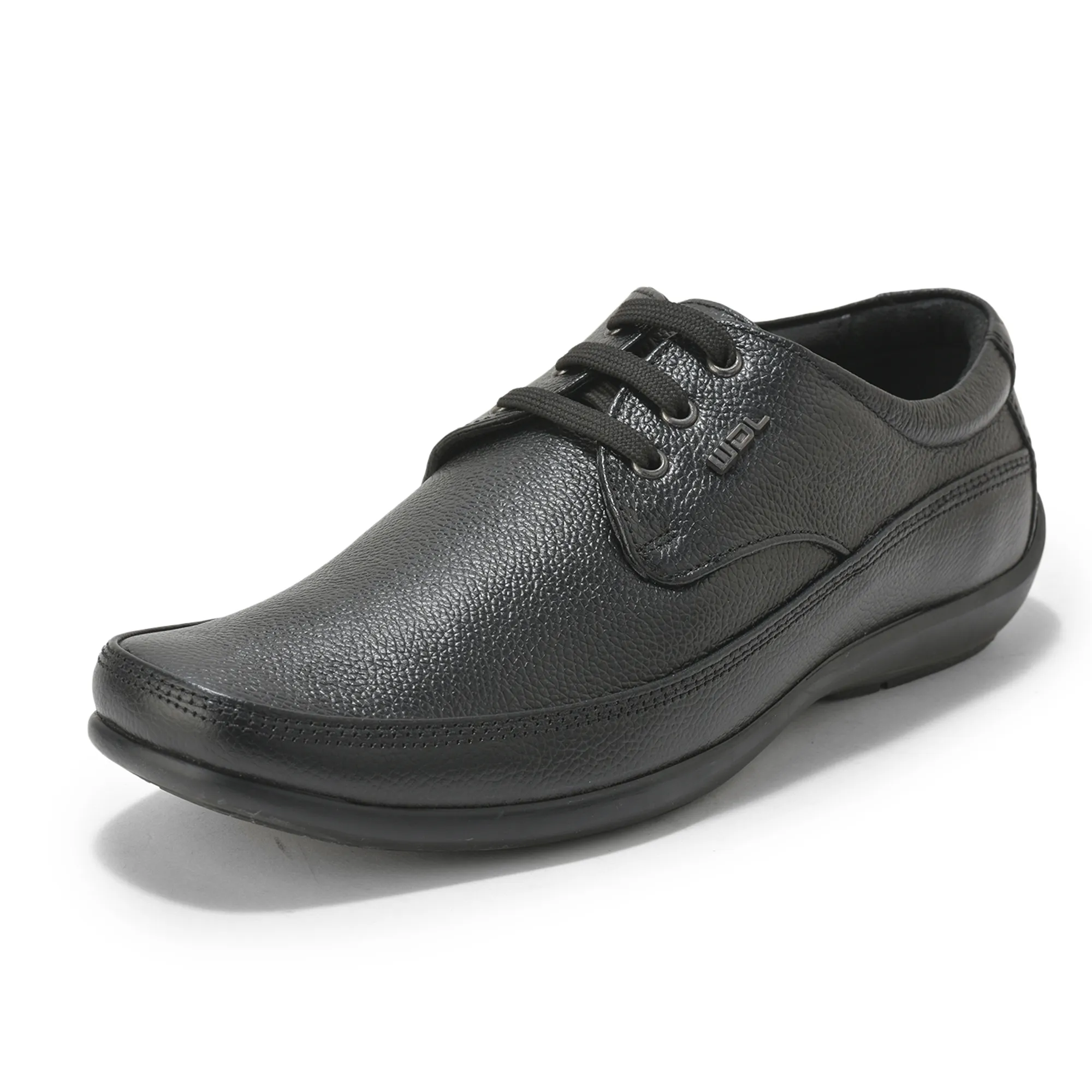 Woodland Men’S Black Leather Smart Formal Shoes - Thumbnail 11