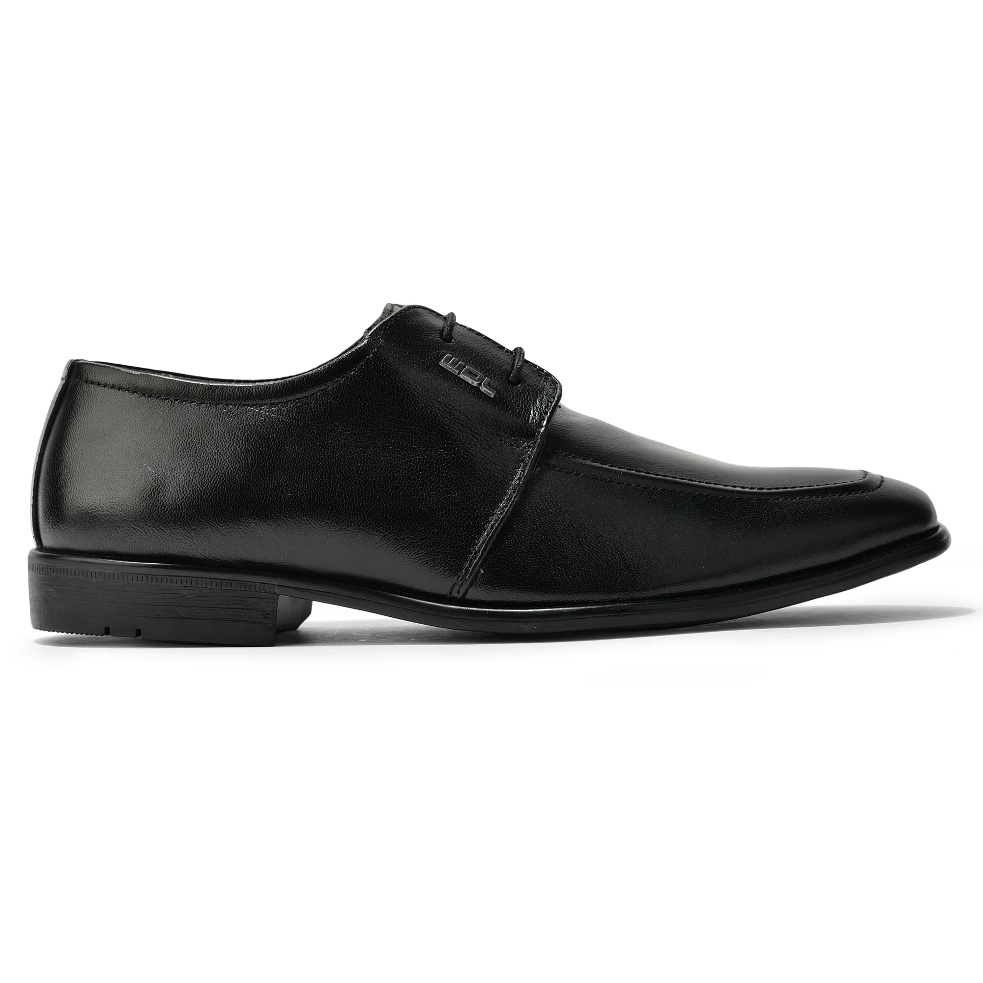 Black Softy Goat Men Classic Lace-Up Shoes - Image 1