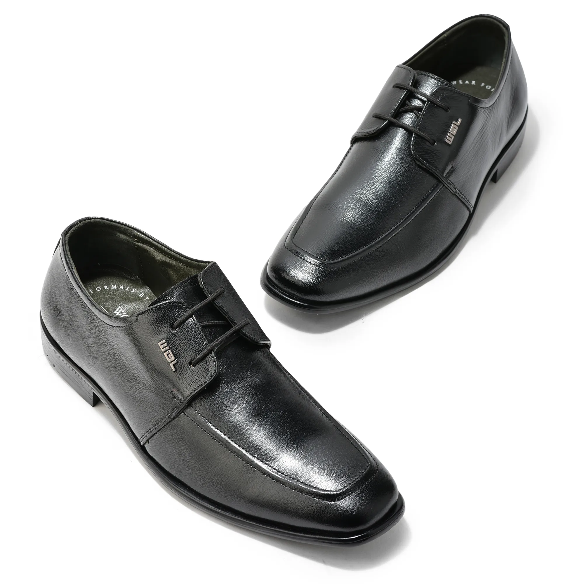 Black Softy Goat Men Classic Lace-Up Shoes - Thumbnail 2