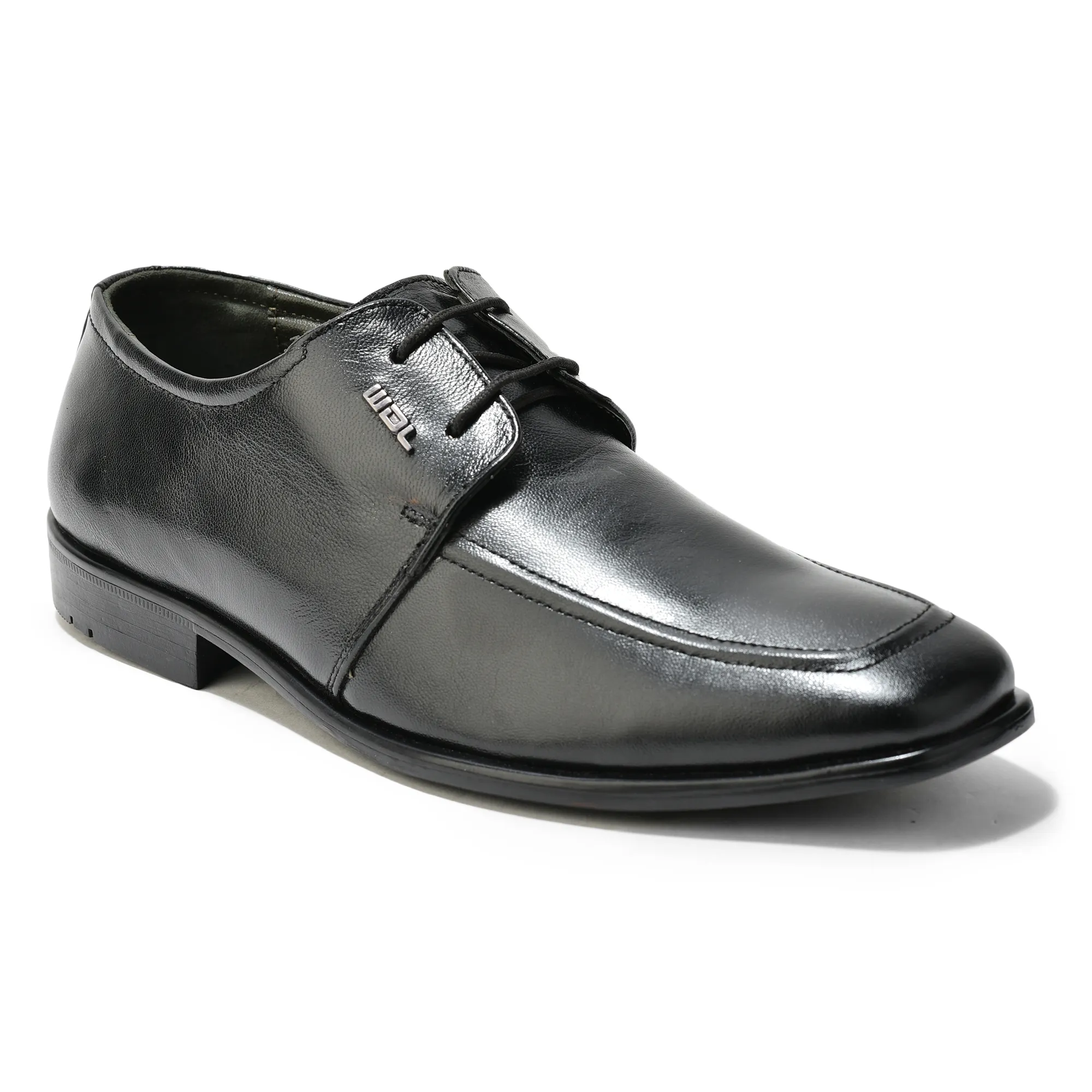 Black Softy Goat Men Classic Lace-Up Shoes - Thumbnail 3