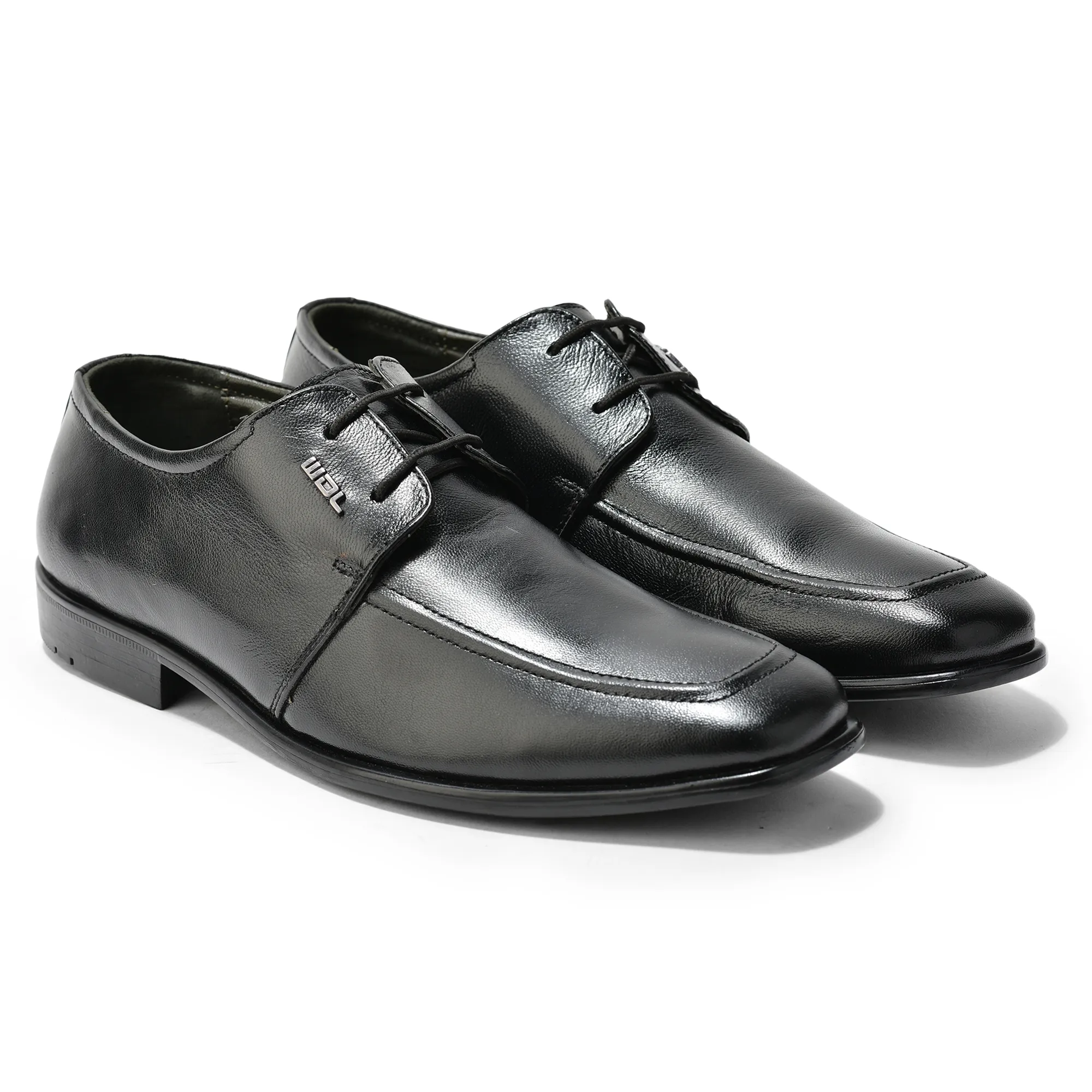 Black Softy Goat Men Classic Lace-Up Shoes - Thumbnail 7