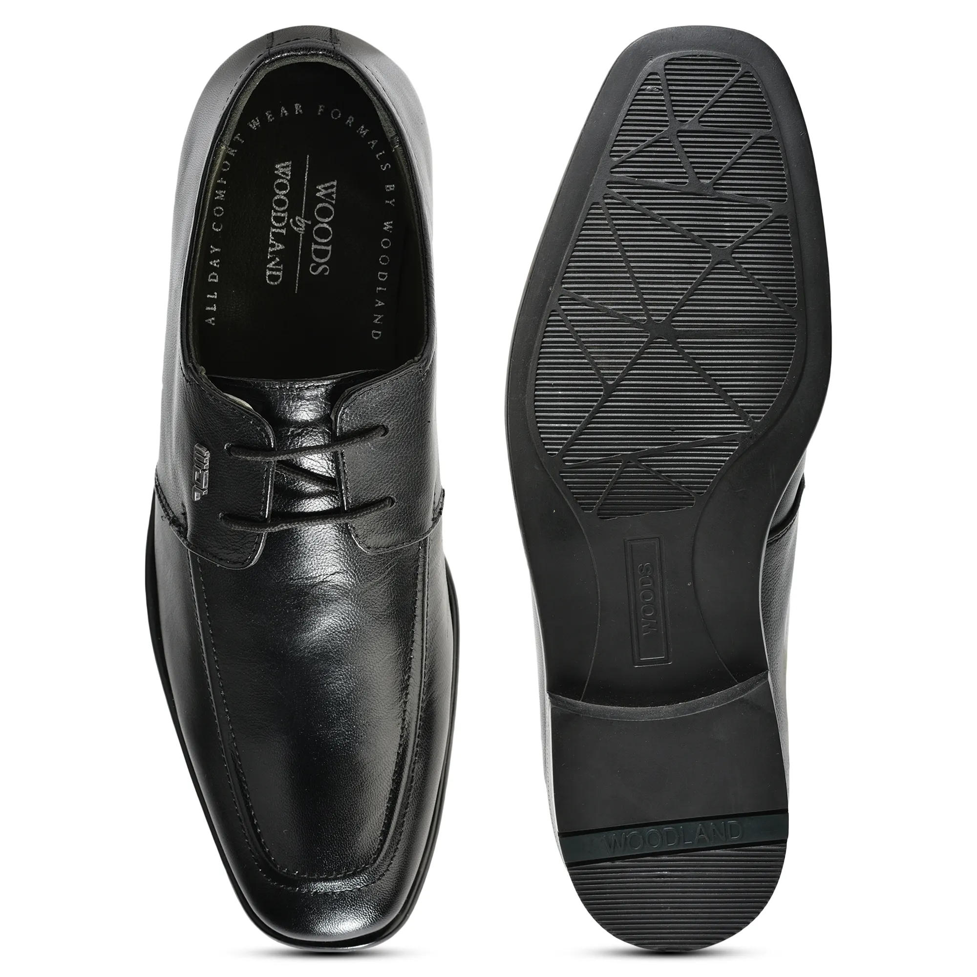 Black Softy Goat Men Classic Lace-Up Shoes - Thumbnail 8