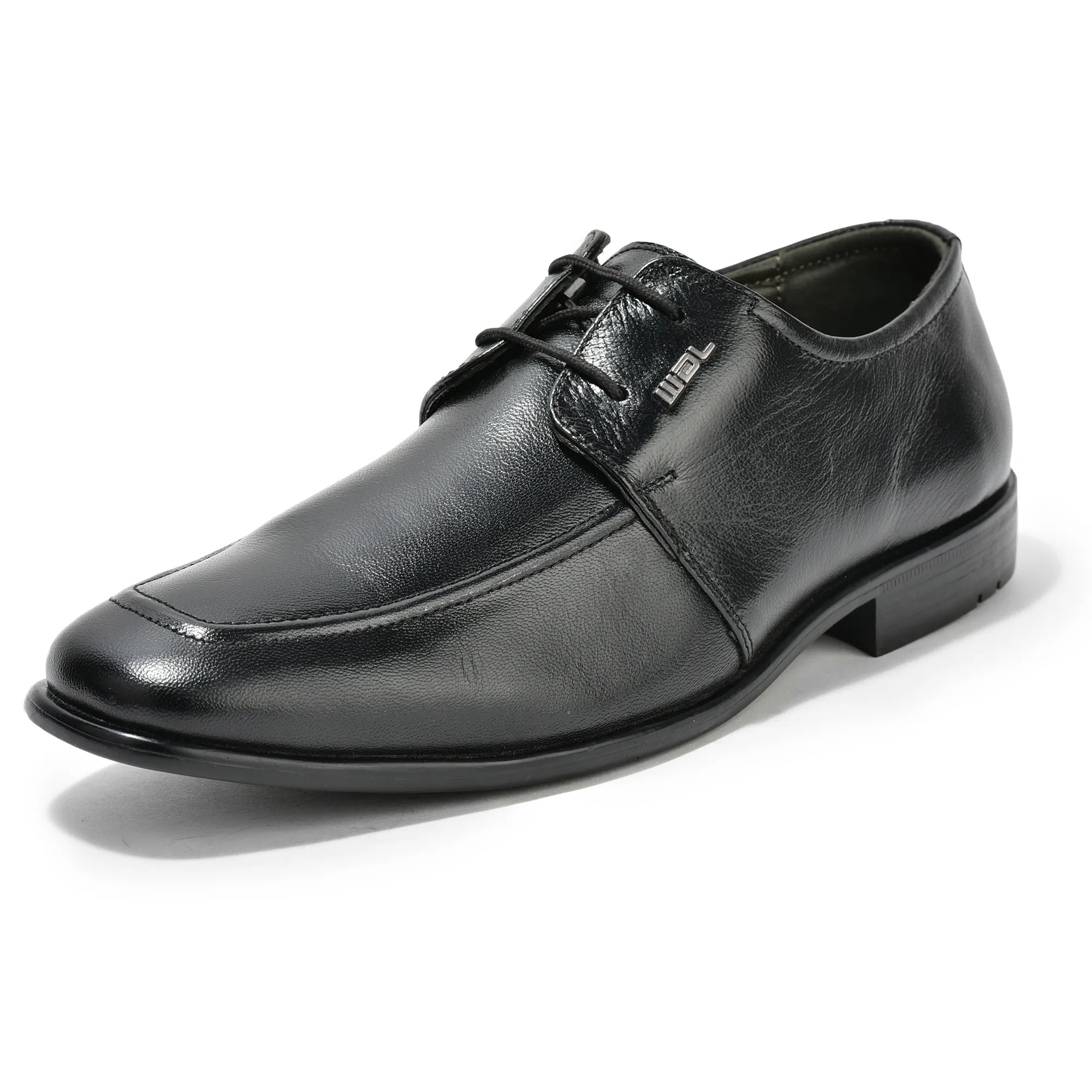 Black Softy Goat Men Classic Lace-Up Shoes - Thumbnail 11