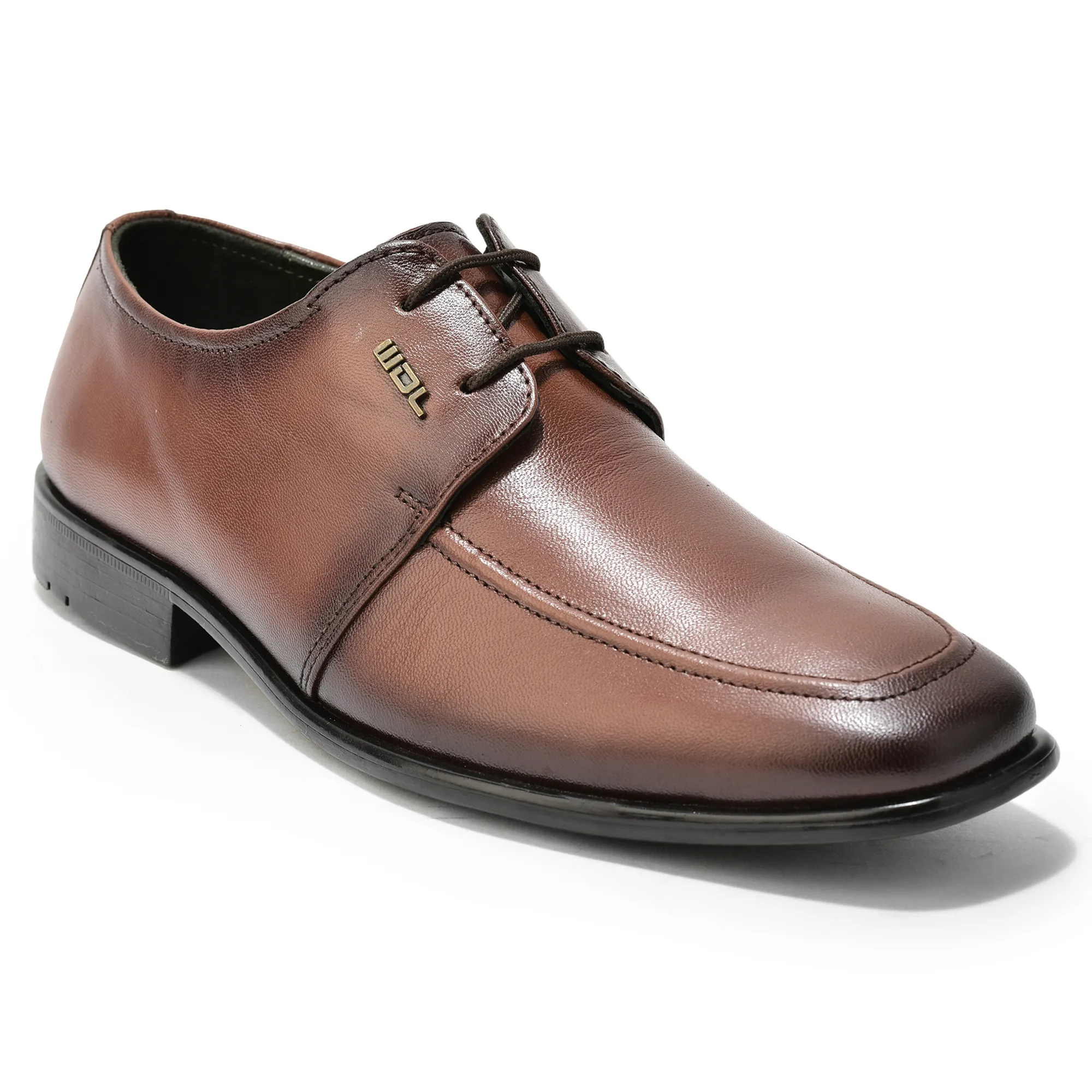 Brown Softy Goat Men Classics Lace Up Shoes - Thumbnail 3