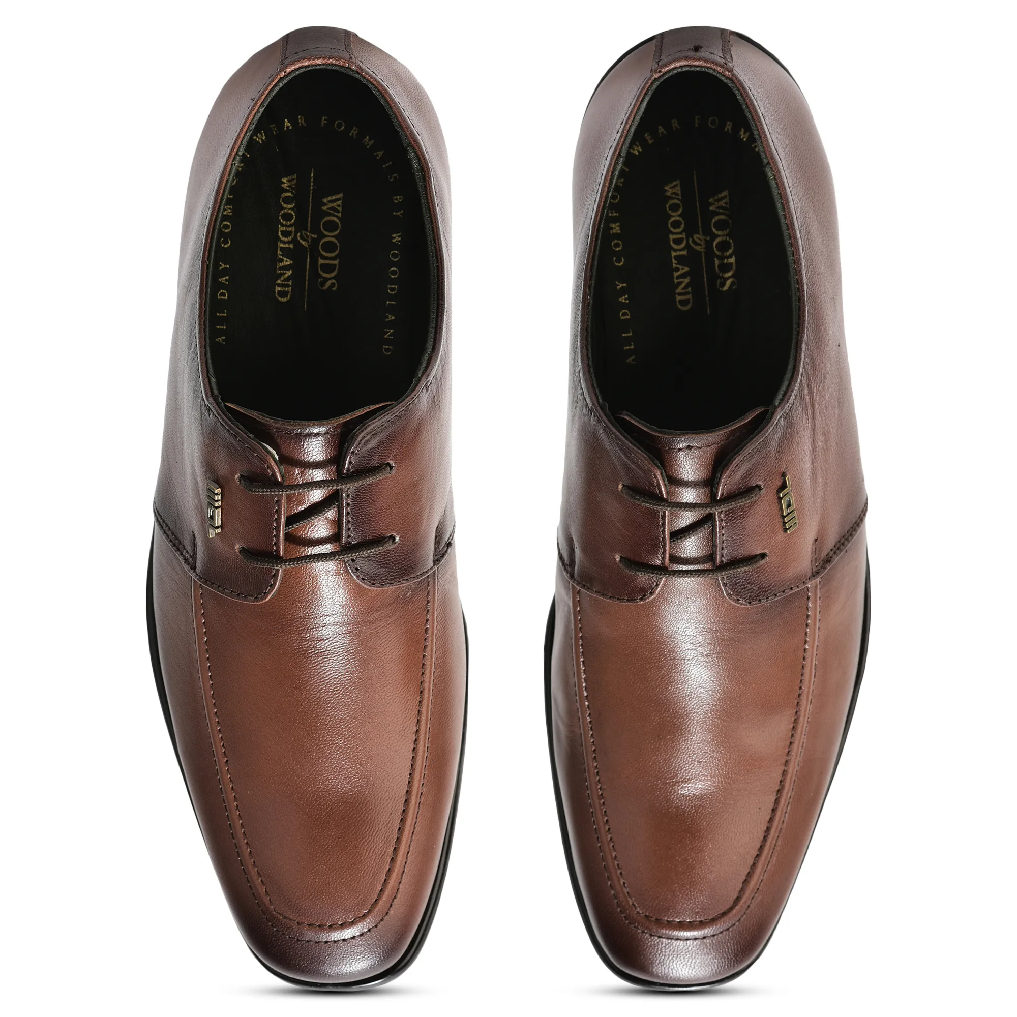 Brown Softy Goat Men Classics Lace Up Shoes - Thumbnail 4