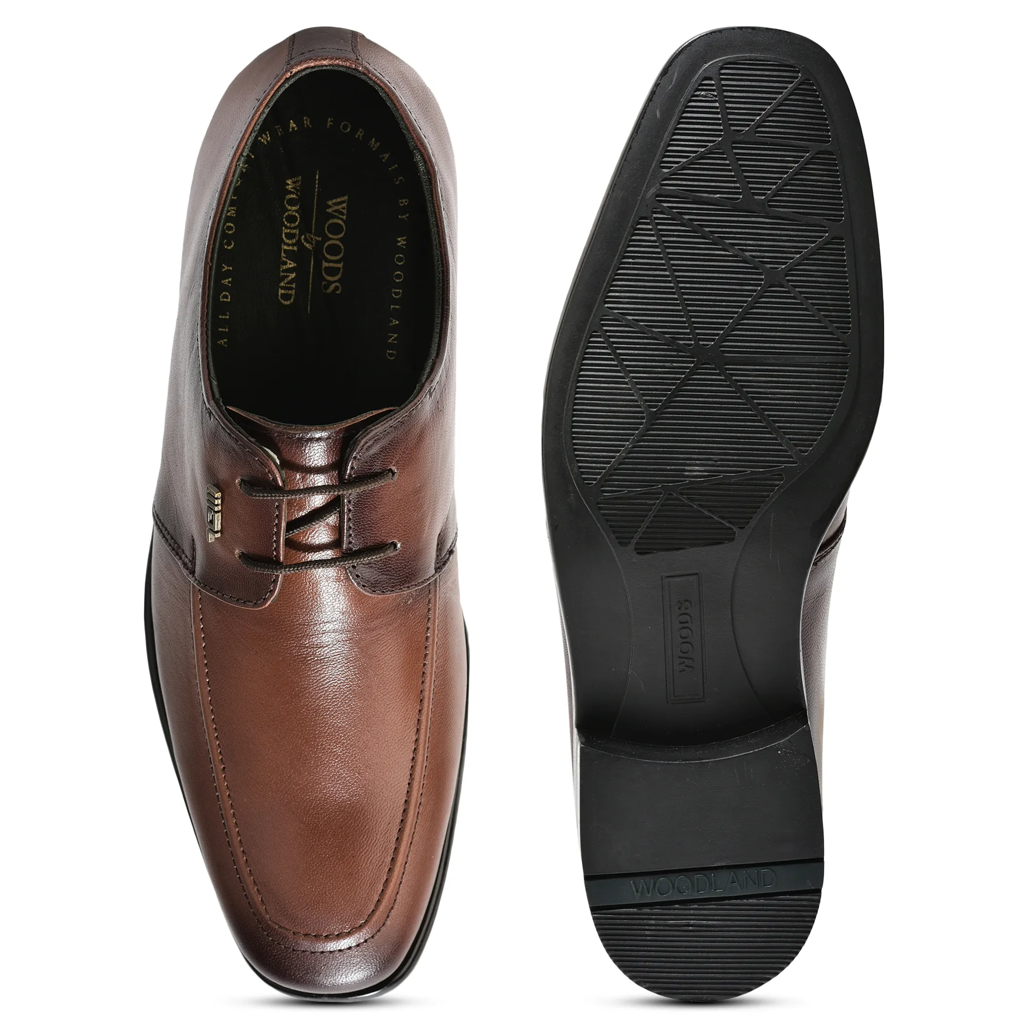 Brown Softy Goat Men Classics Lace Up Shoes - Thumbnail 8