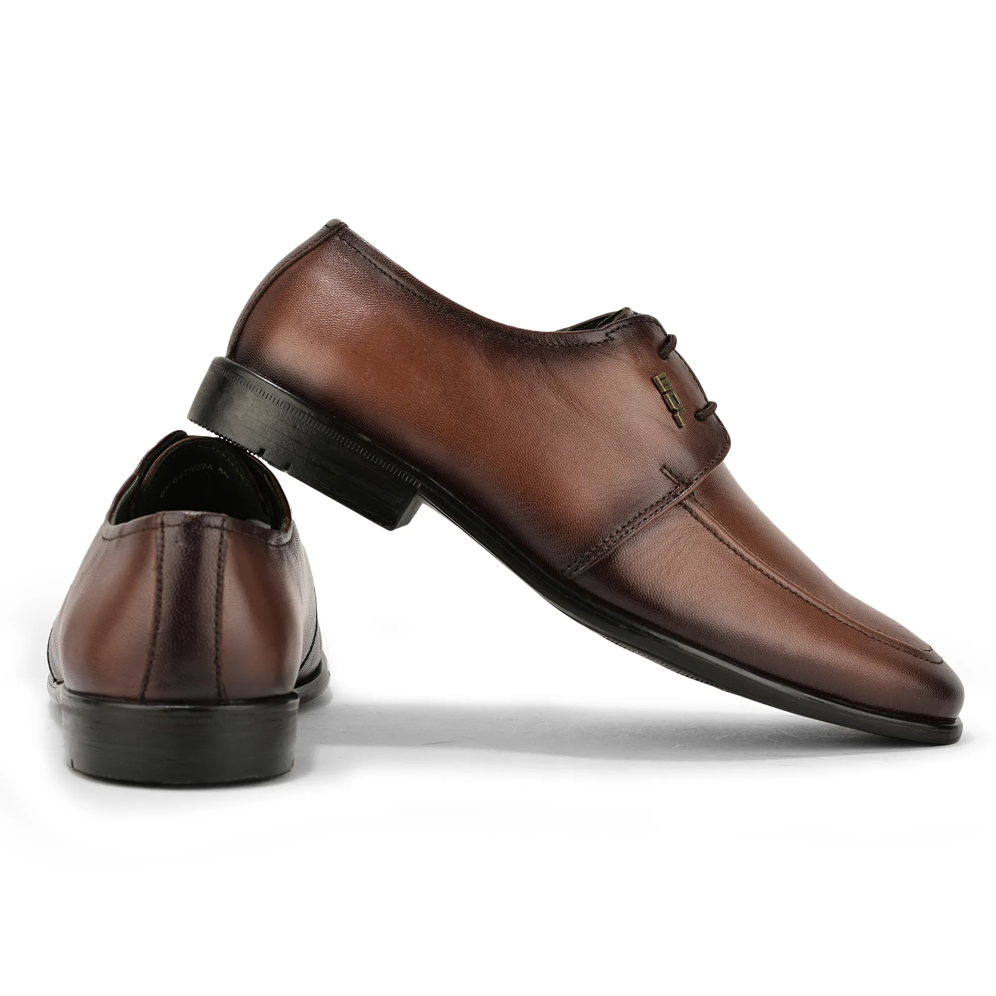 Brown Softy Goat Men Classics Lace Up Shoes - Thumbnail 10