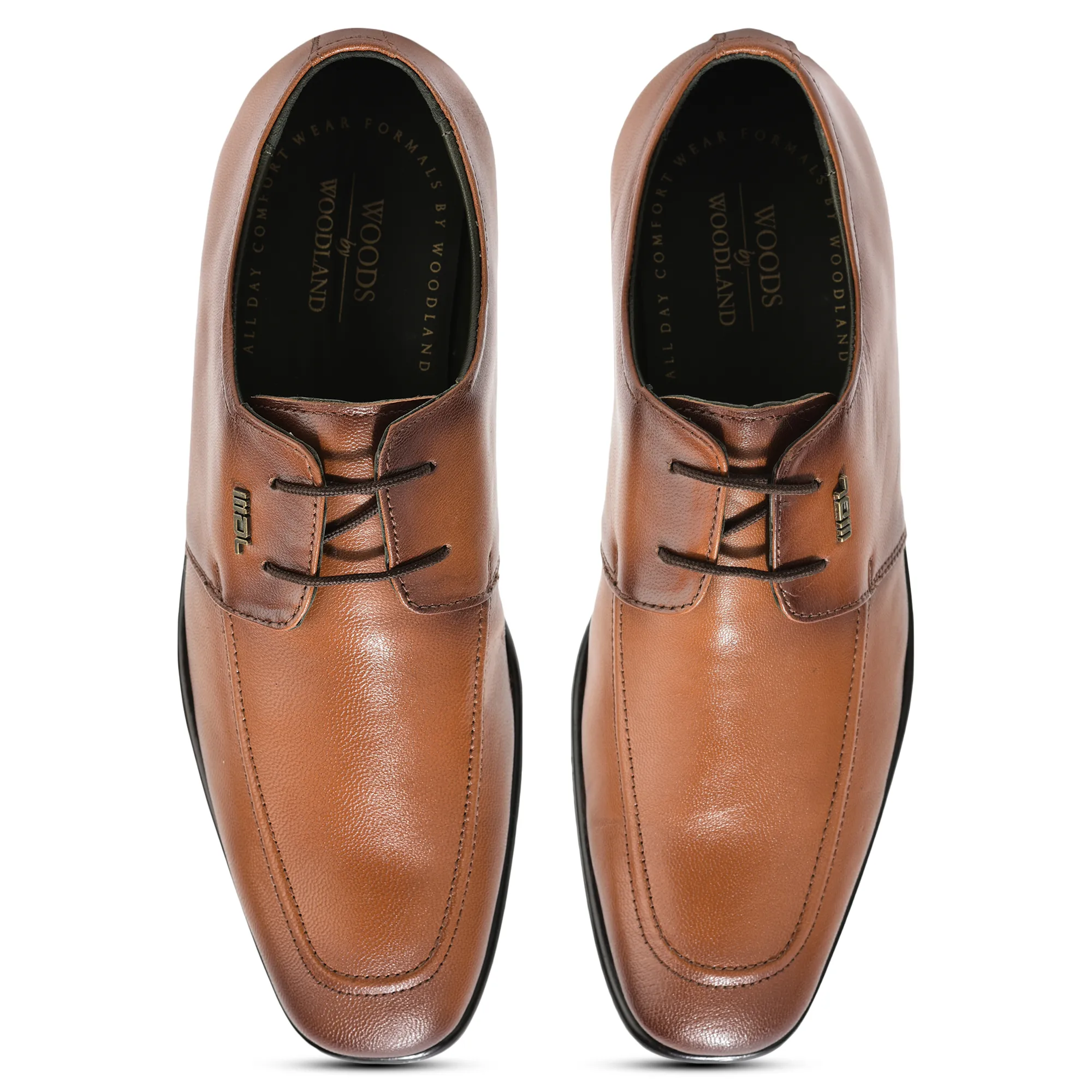 Tan Softy Goat Men Classics Lace Up Shoes - Thumbnail 4