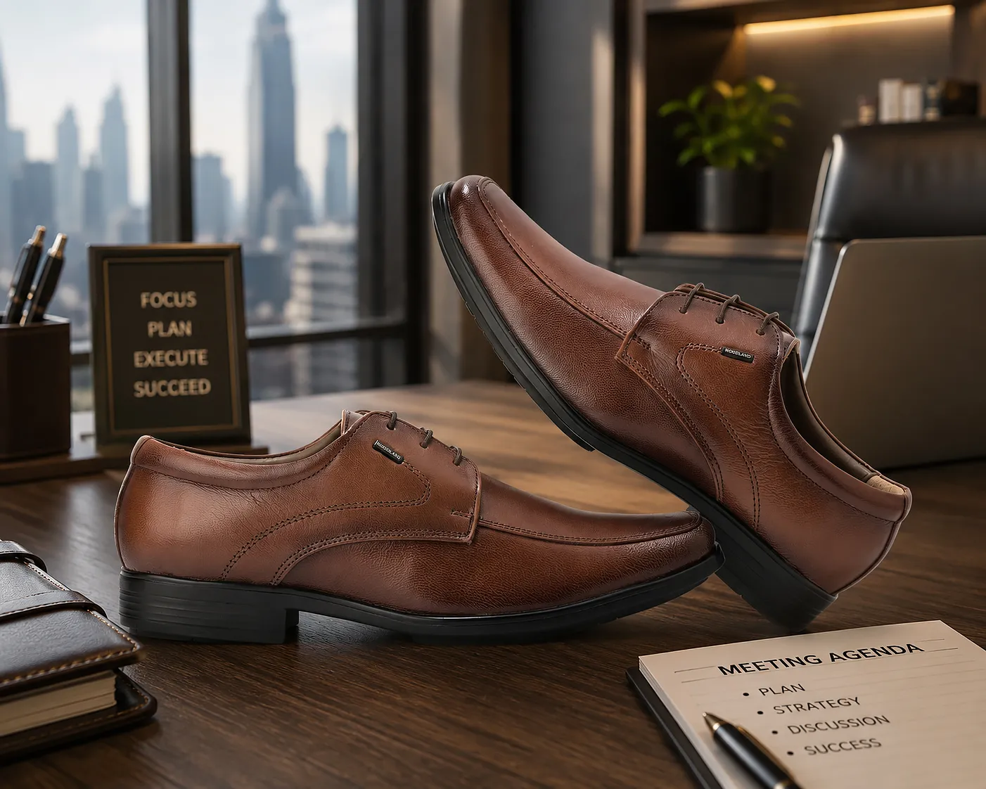 woodland-men-brown-softy-goat-leather-classic-lace-up-shoes
