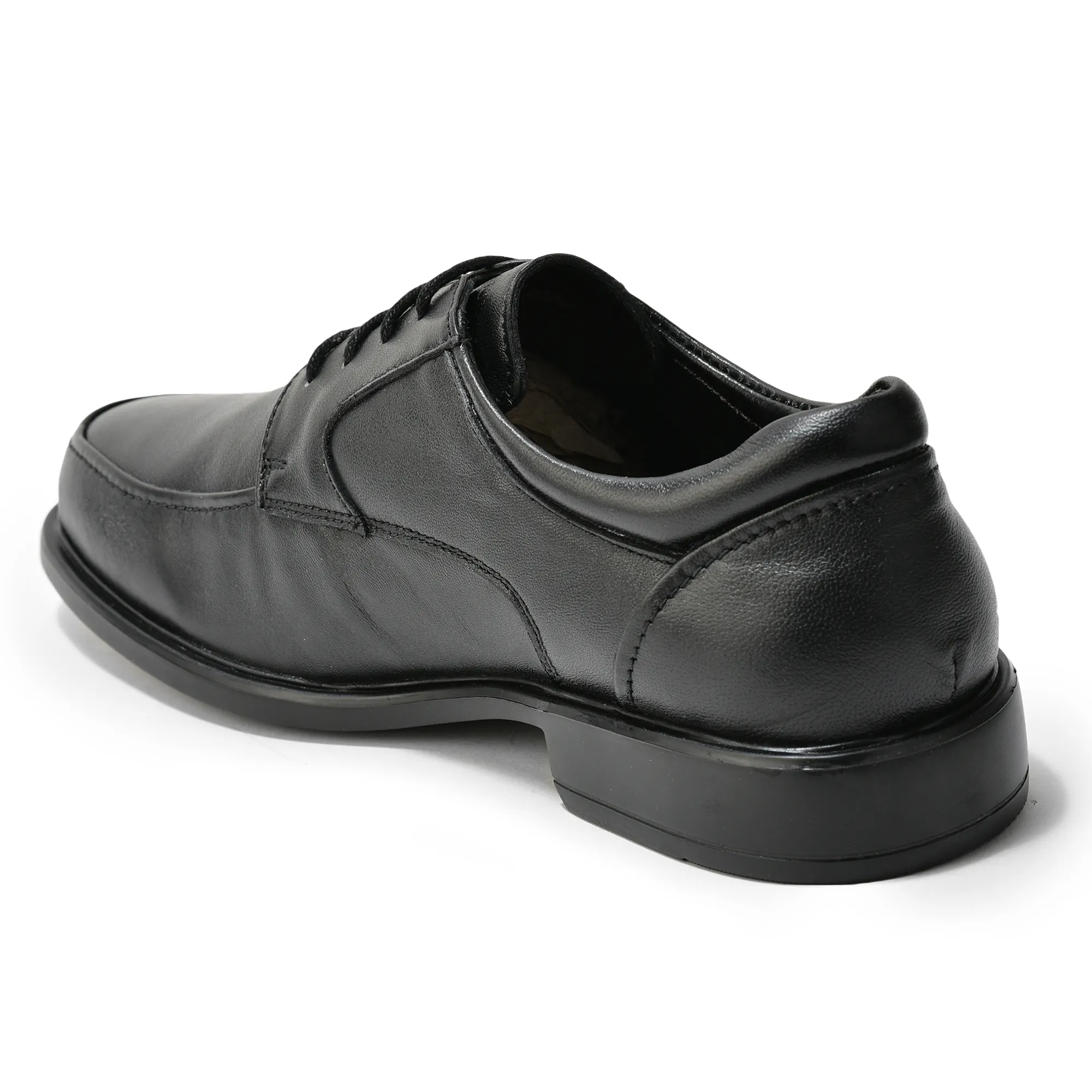 Woodland Black Men Leather Lace-Up Shoes - Thumbnail 6