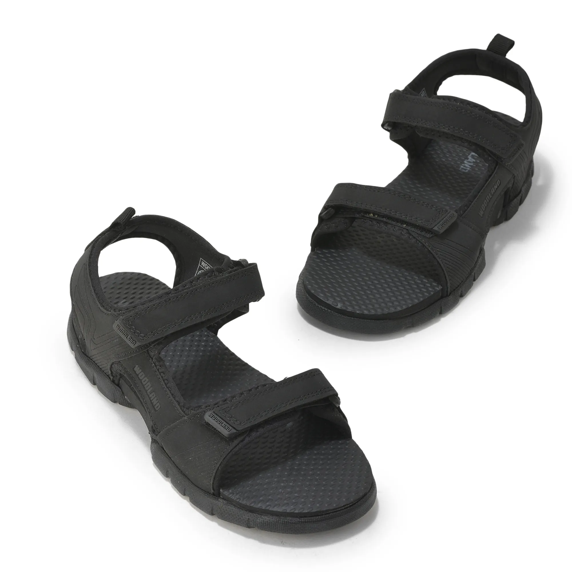 Woodland Juniors Black Everyday Sandals - Thumbnail 4