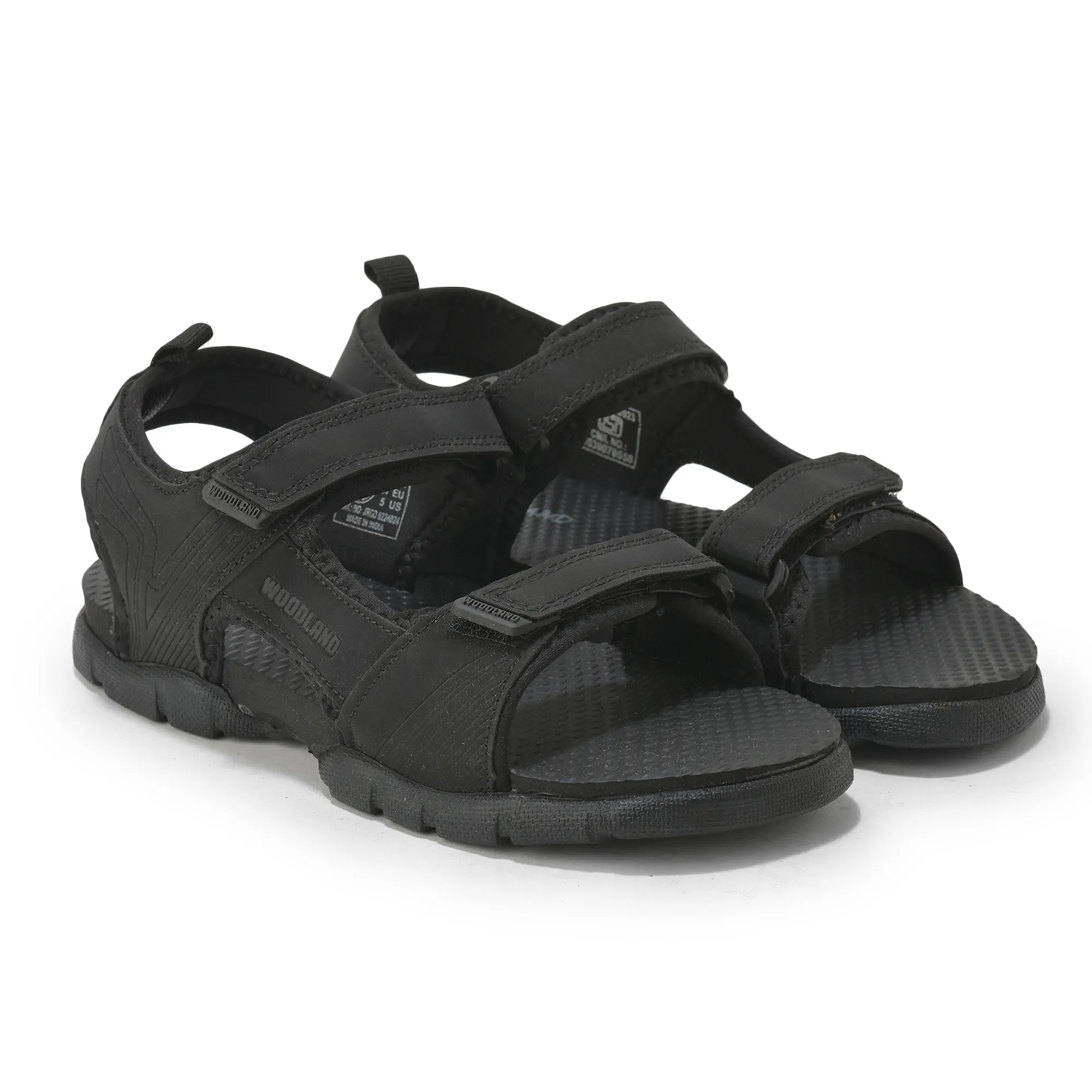 Woodland Juniors Black Everyday Sandals - Thumbnail 8