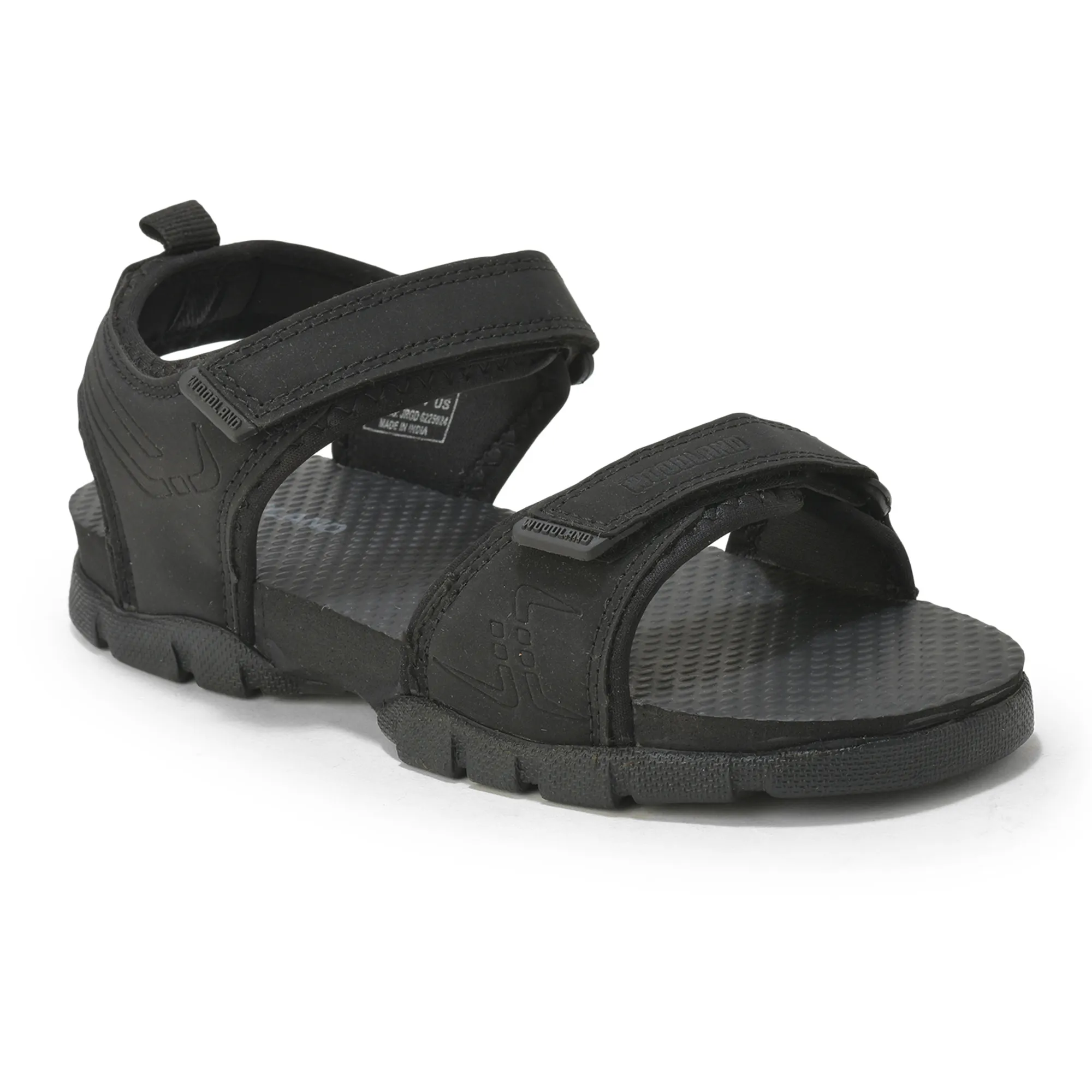 Woodland Juniors Black Motion Secure Sandals - Thumbnail 3