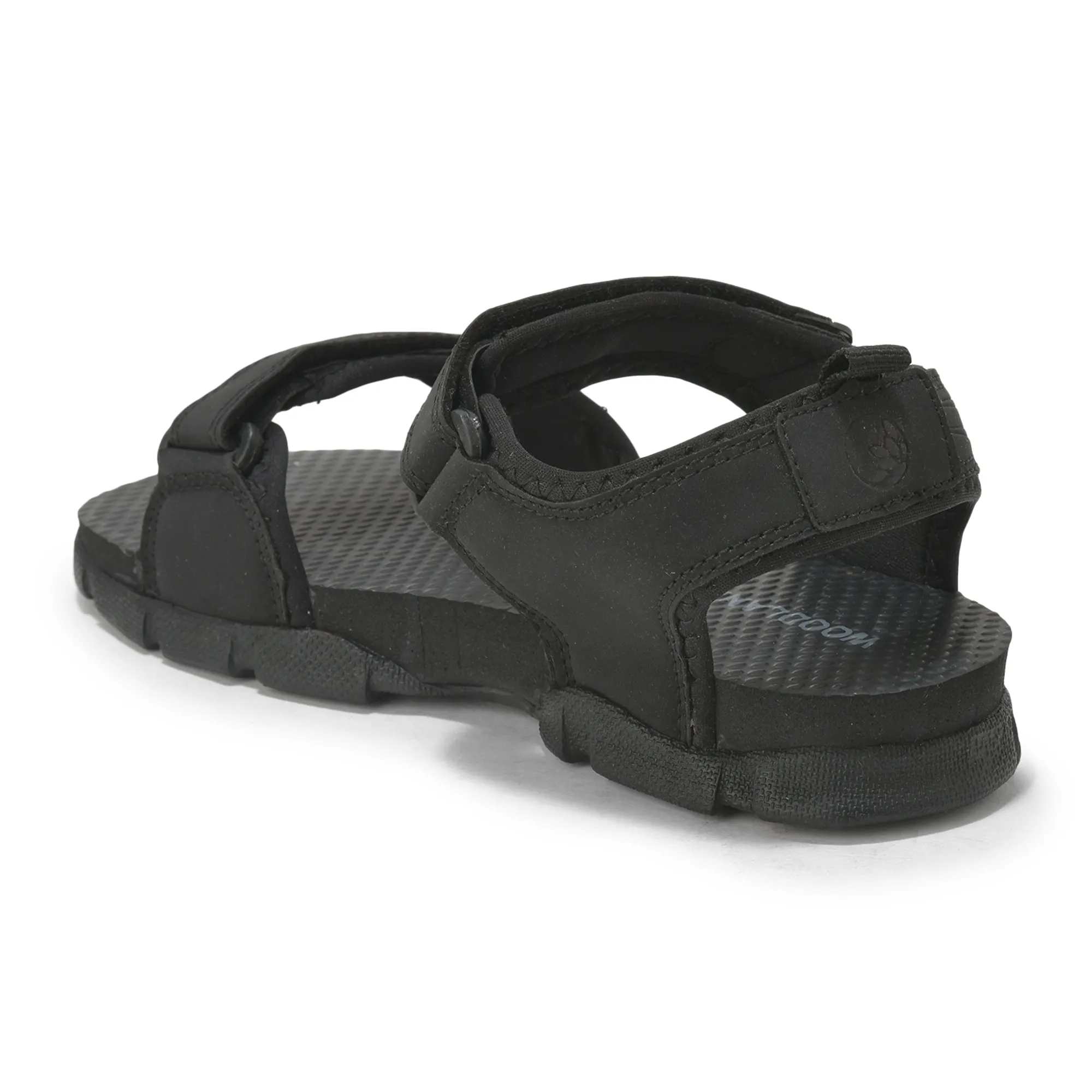 Woodland Juniors Black Motion Secure Sandals - Thumbnail 7