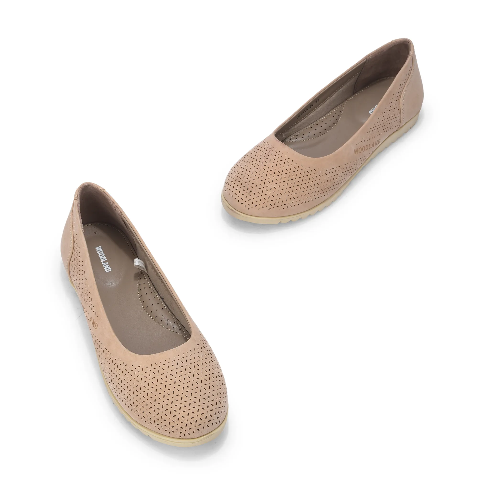 Woodland Women Beige Nubuk Comfort Bally - Thumbnail 2