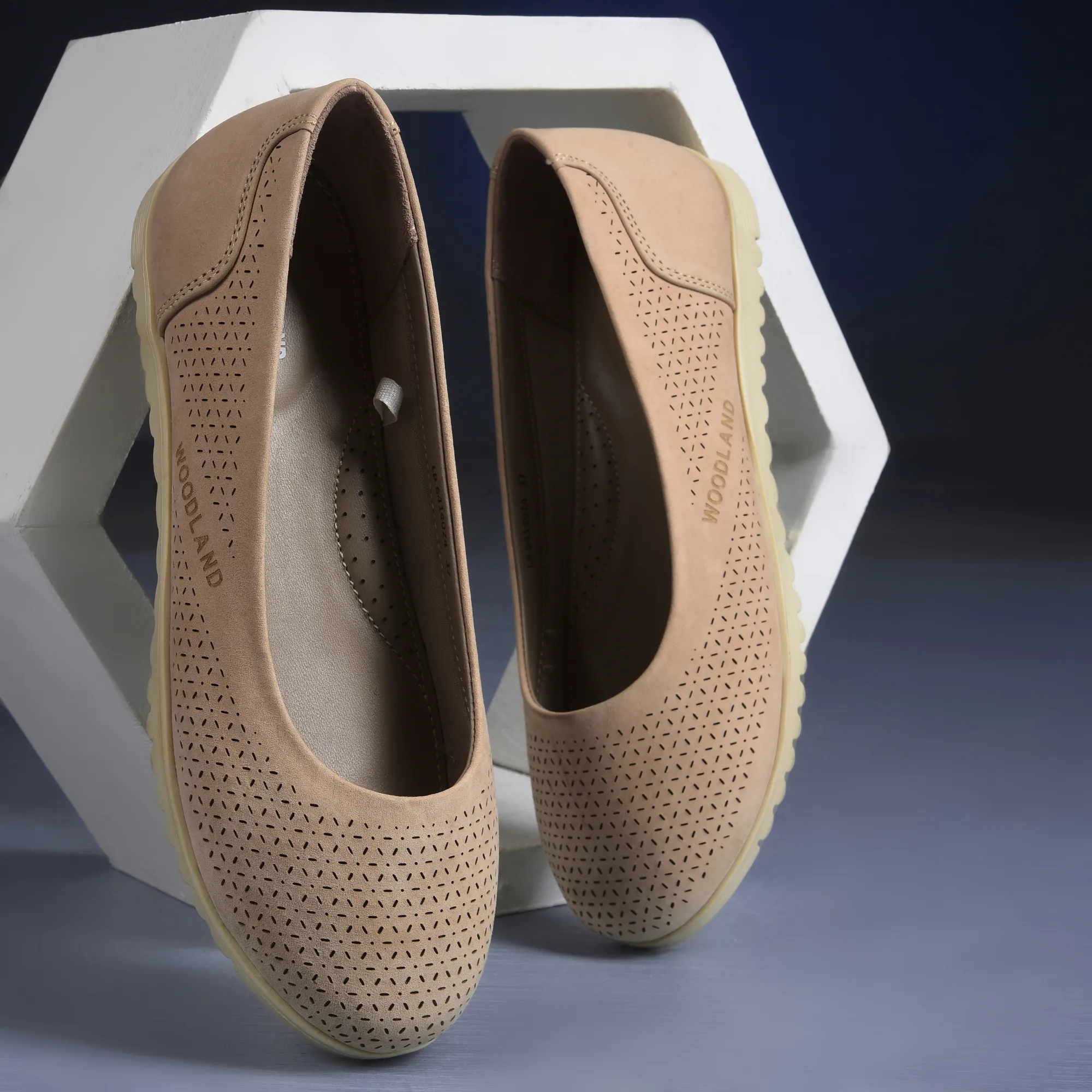 Woodland Women Beige Nubuk Comfort Bally - Thumbnail 9