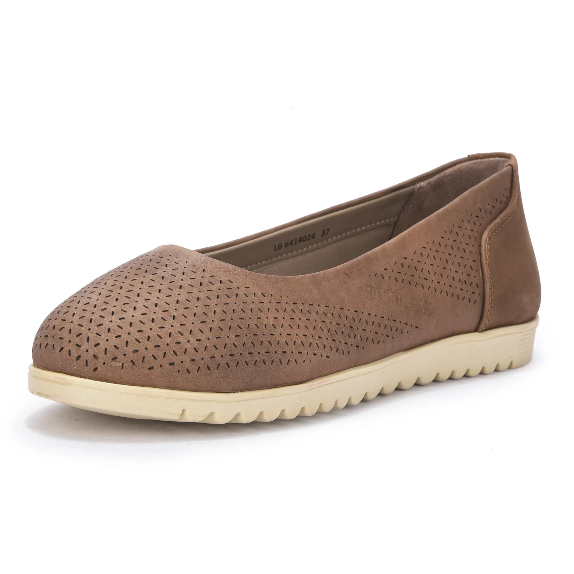 Woodland Women Brown Nubuk Comfort Bally - Thumbnail 11