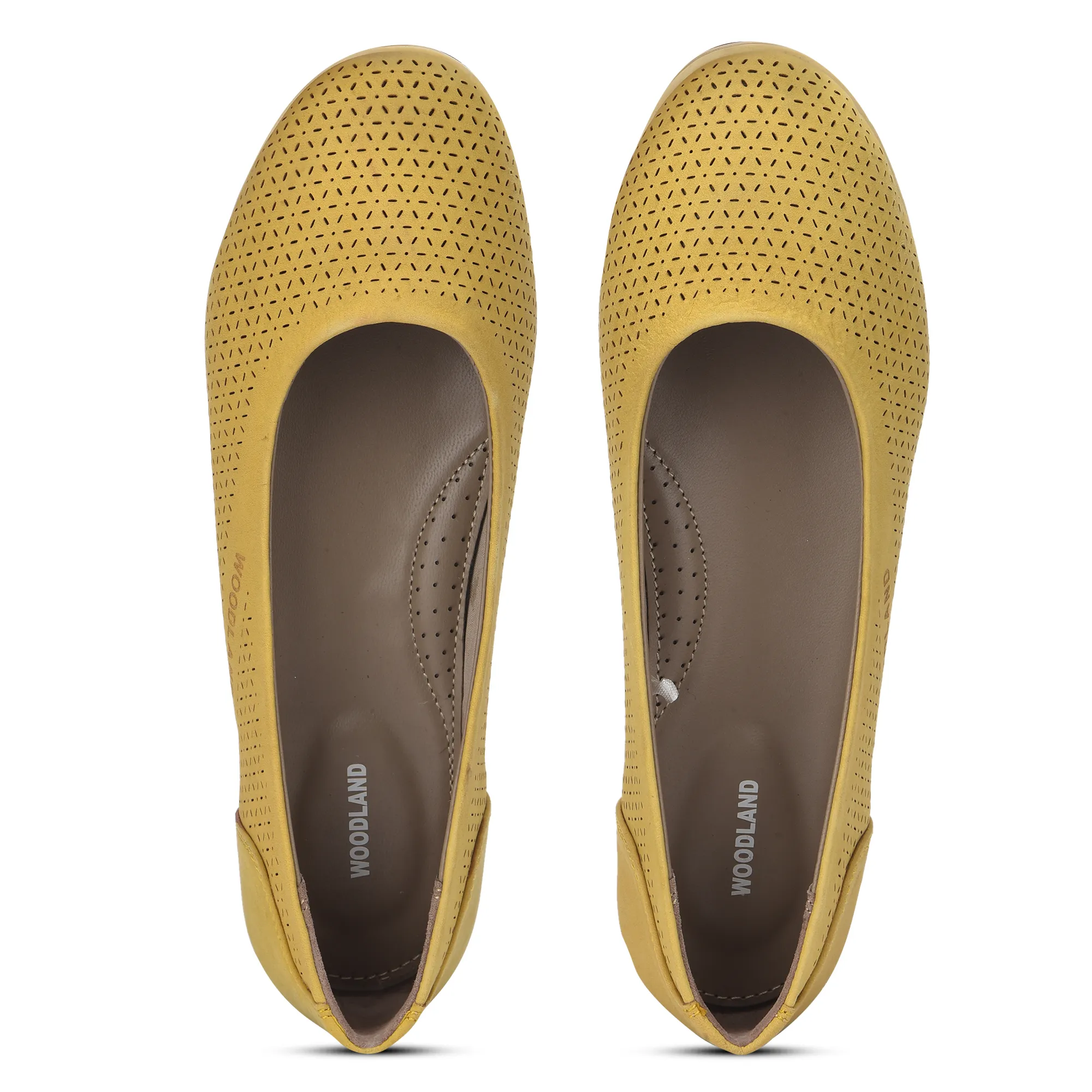 Woodland Women Mustard Nubuk Comfort Bally - Thumbnail 4