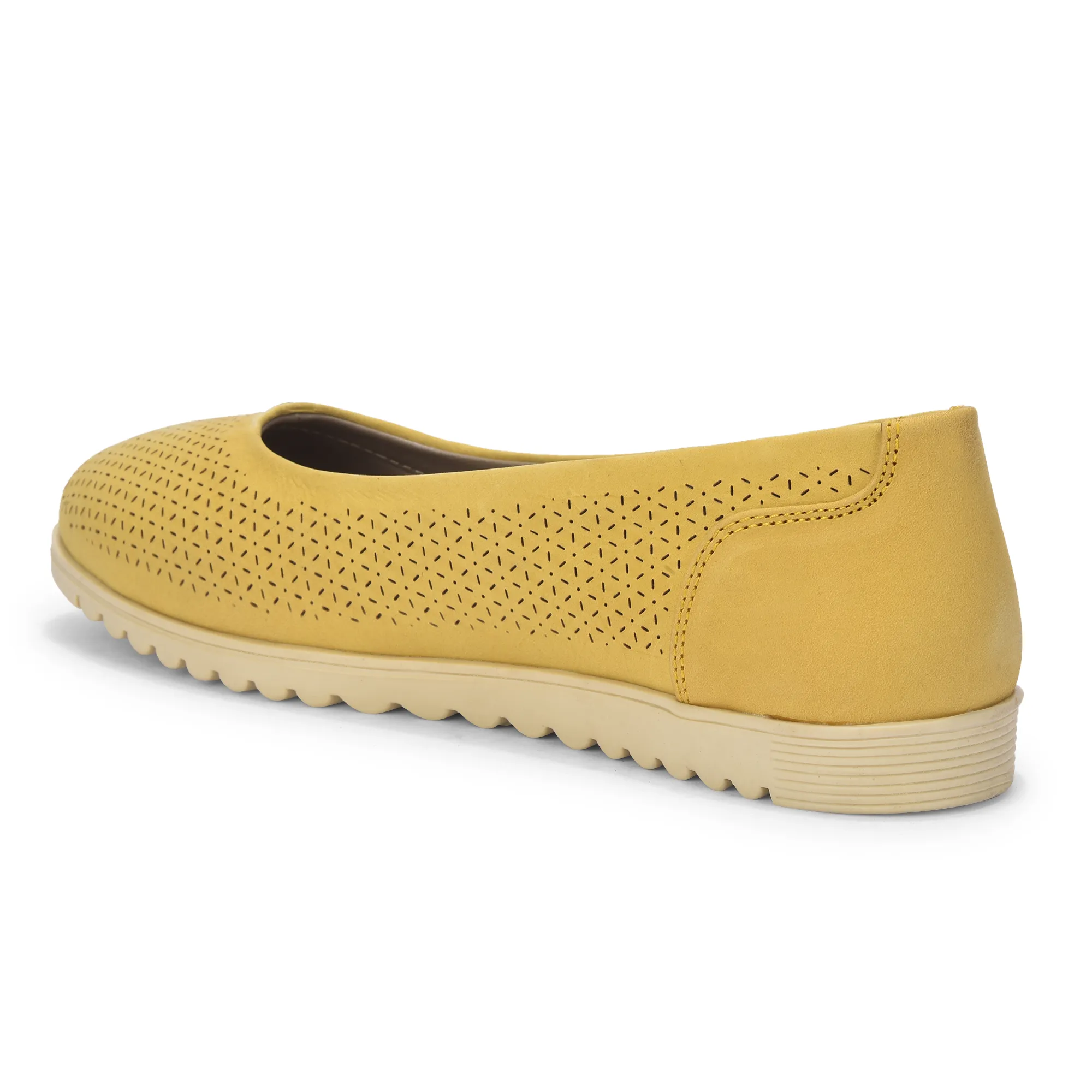 Woodland Women Mustard Nubuk Comfort Bally - Thumbnail 6