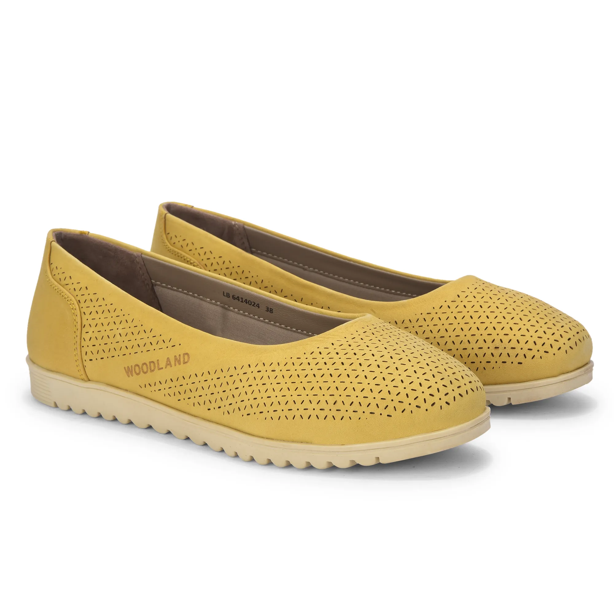 Woodland Women Mustard Nubuk Comfort Bally - Thumbnail 7