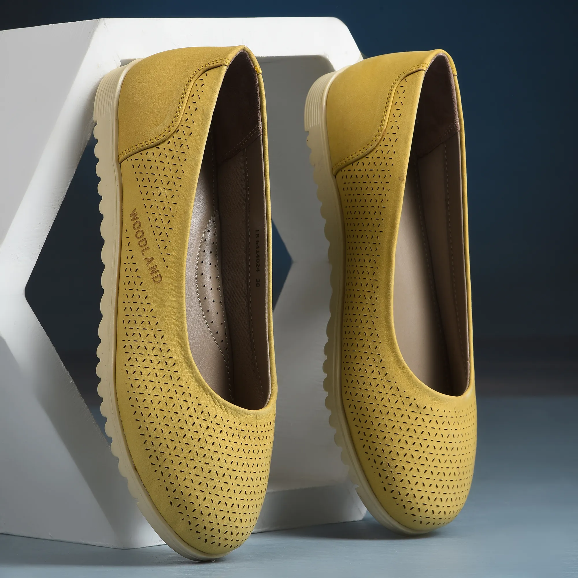 Woodland Women Mustard Nubuk Comfort Bally - Thumbnail 9