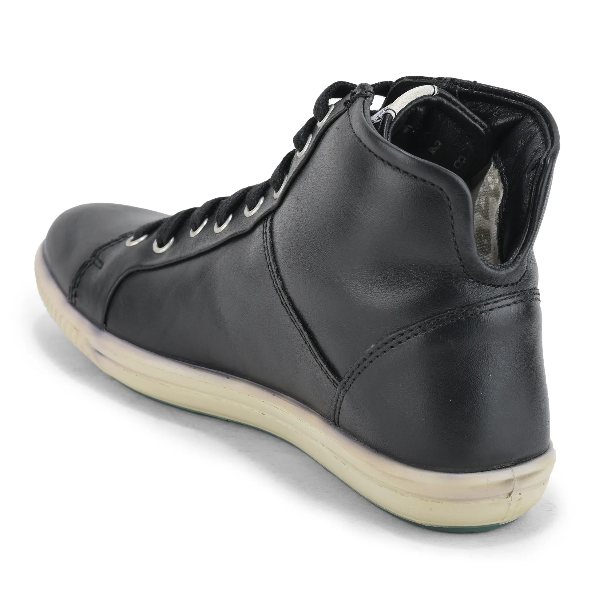 Woodland Women Black Softy Leather High-Top Boots - Thumbnail 7