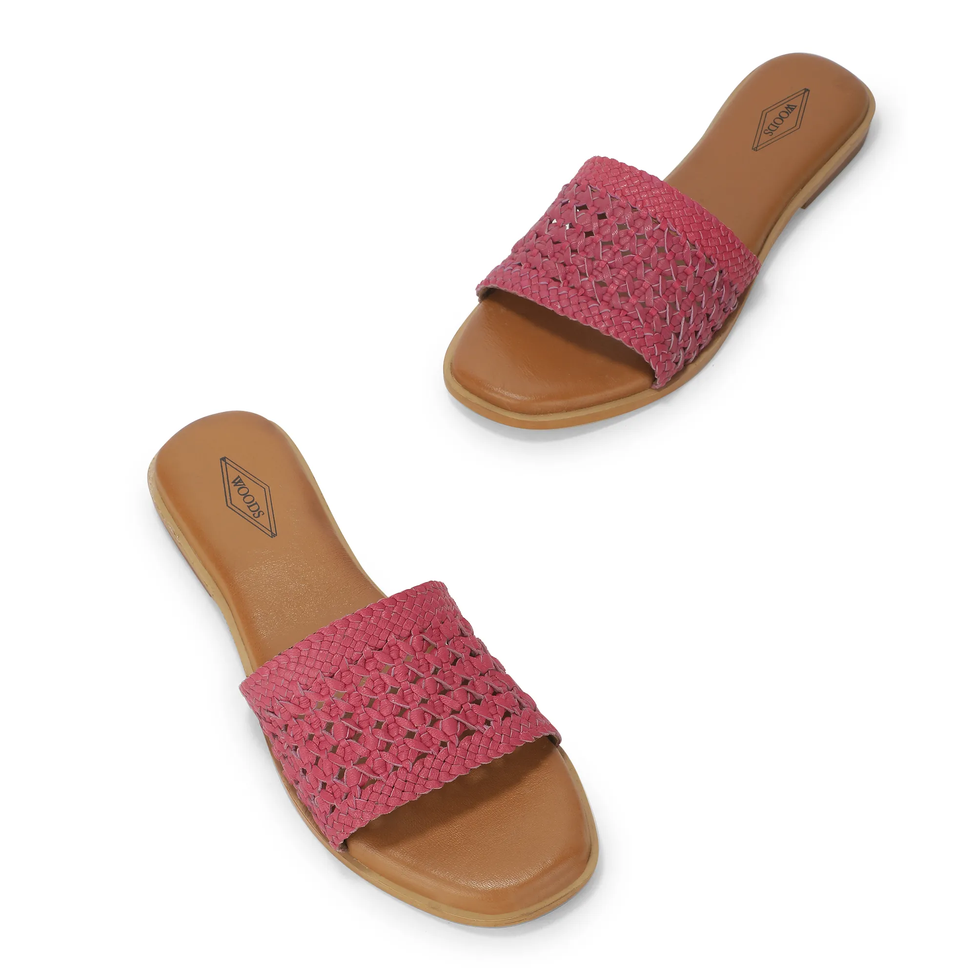 Woods  Elegant Fuschia Pink Ladies Slipper - Thumbnail 4