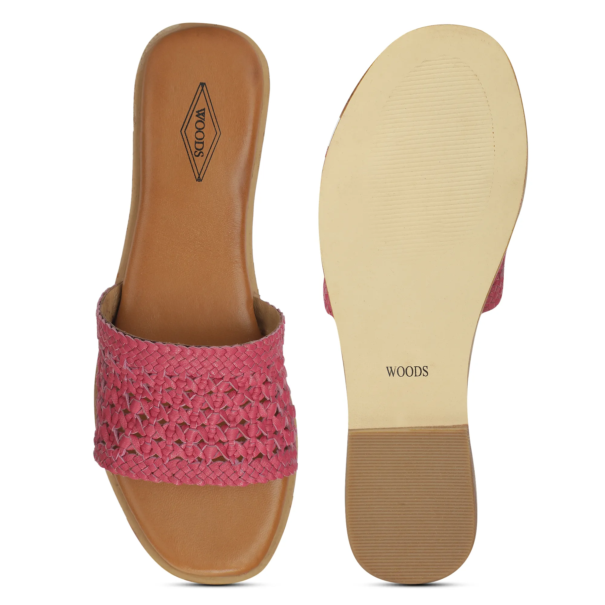 Woods  Elegant Fuschia Pink Ladies Slipper - Thumbnail 9