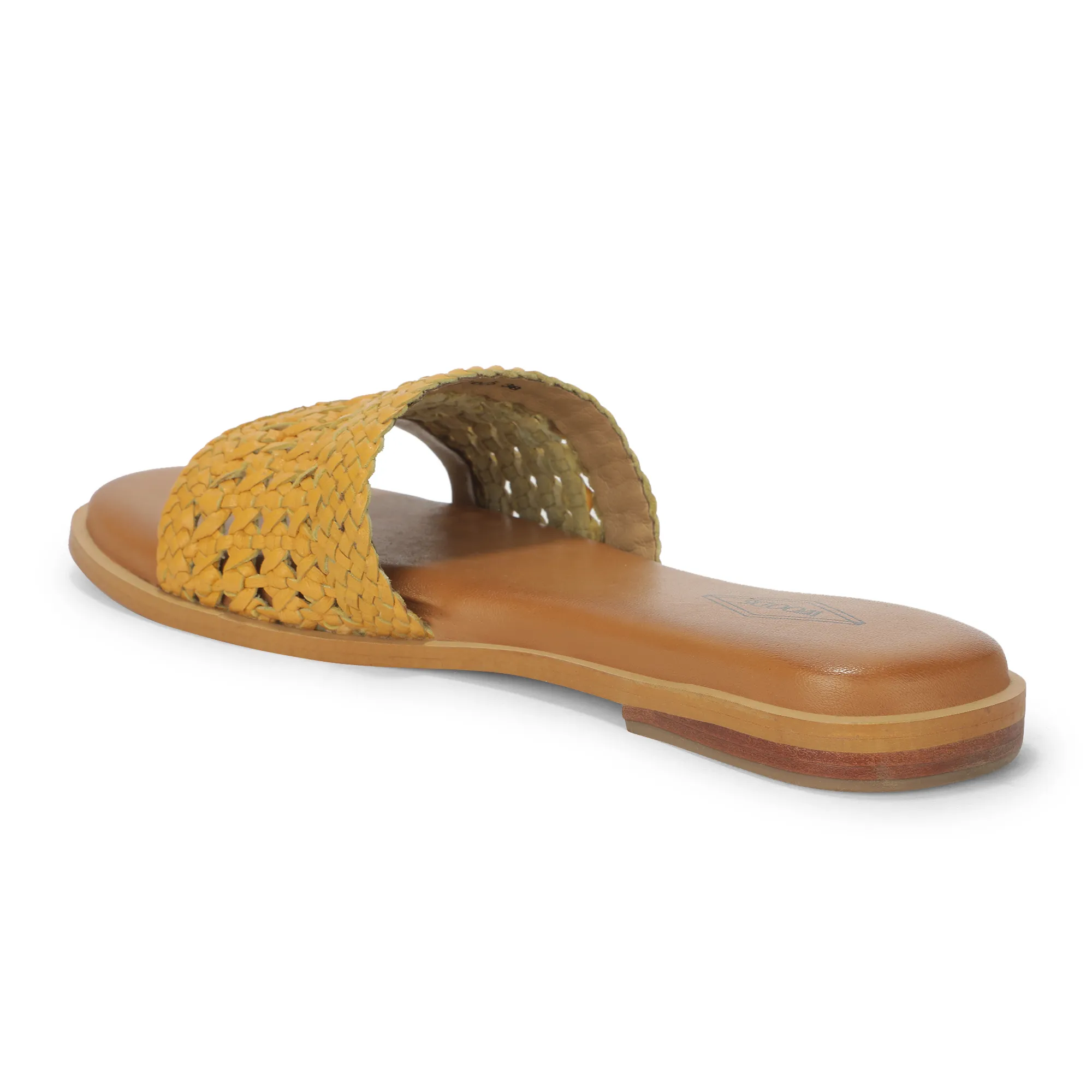 Woods  Elegant Yellow Ladies Slipper - Thumbnail 7