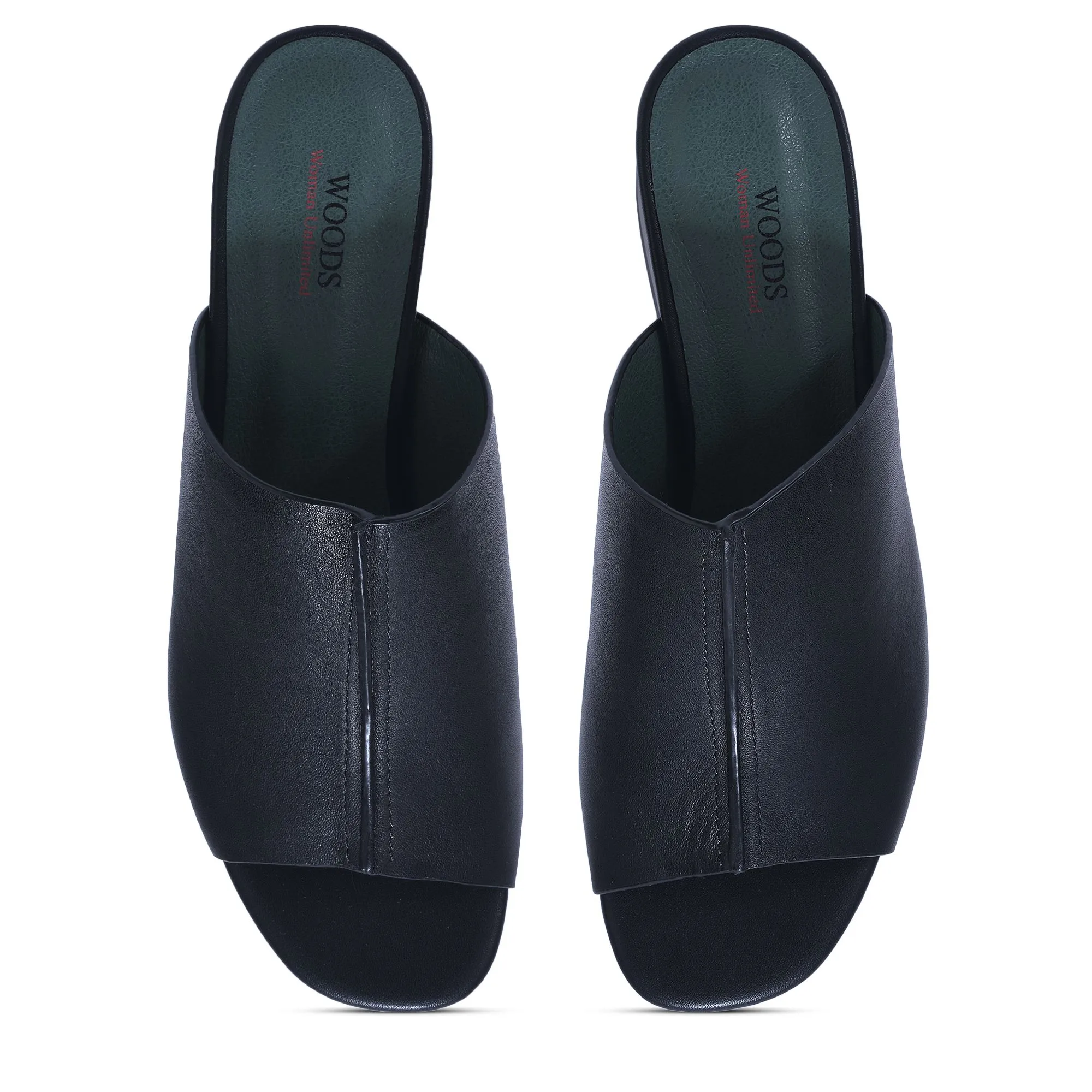 Woods BLACK peep-toes sandals - Thumbnail 3