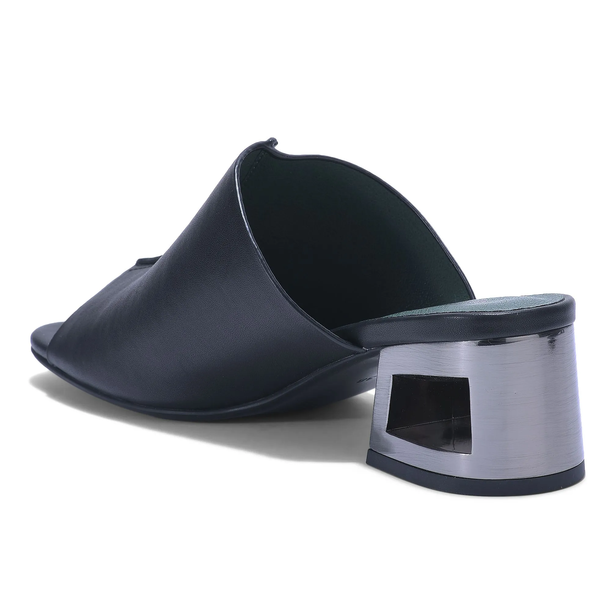 Woods BLACK peep-toes sandals - Thumbnail 5