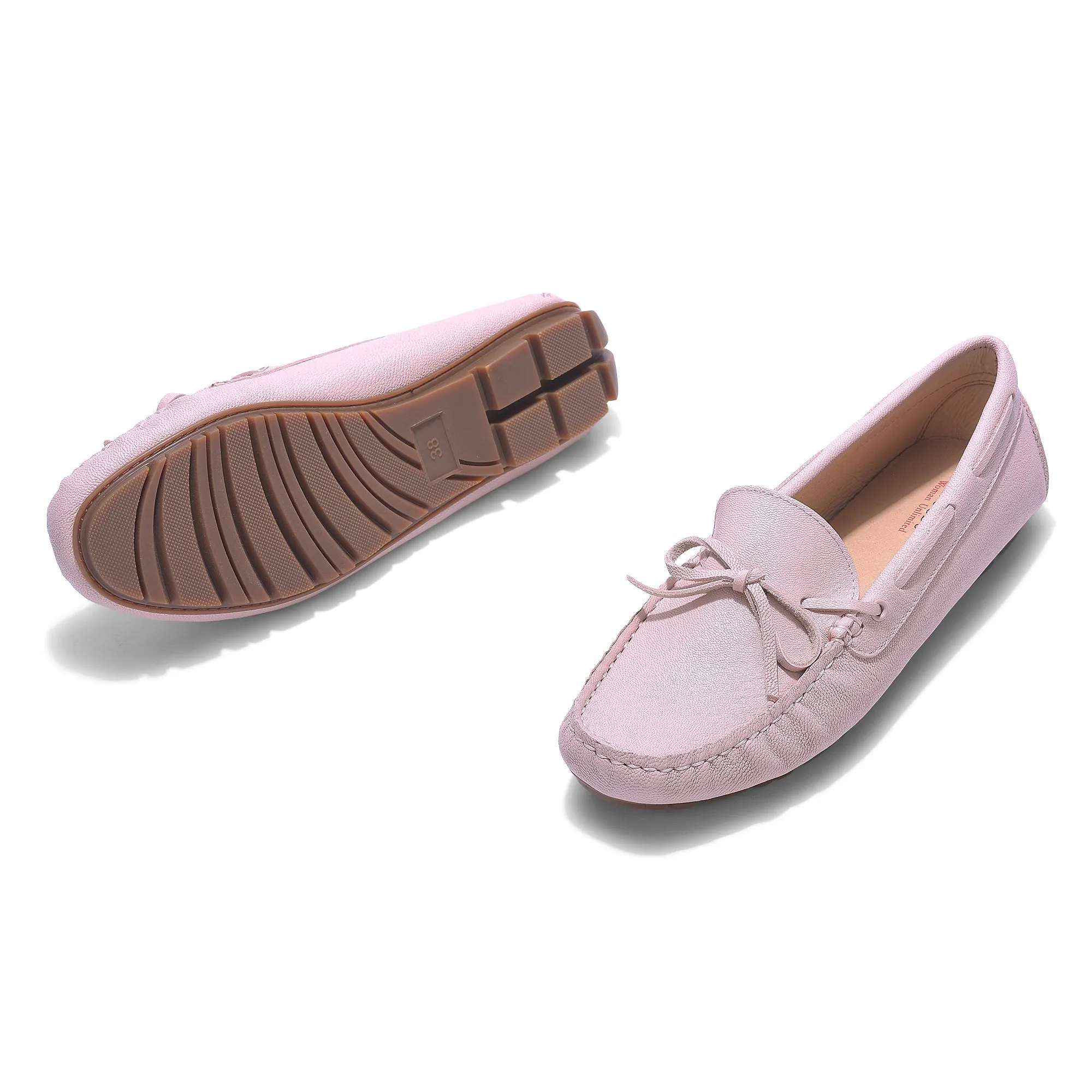 PINK moccasins for women - Thumbnail 4