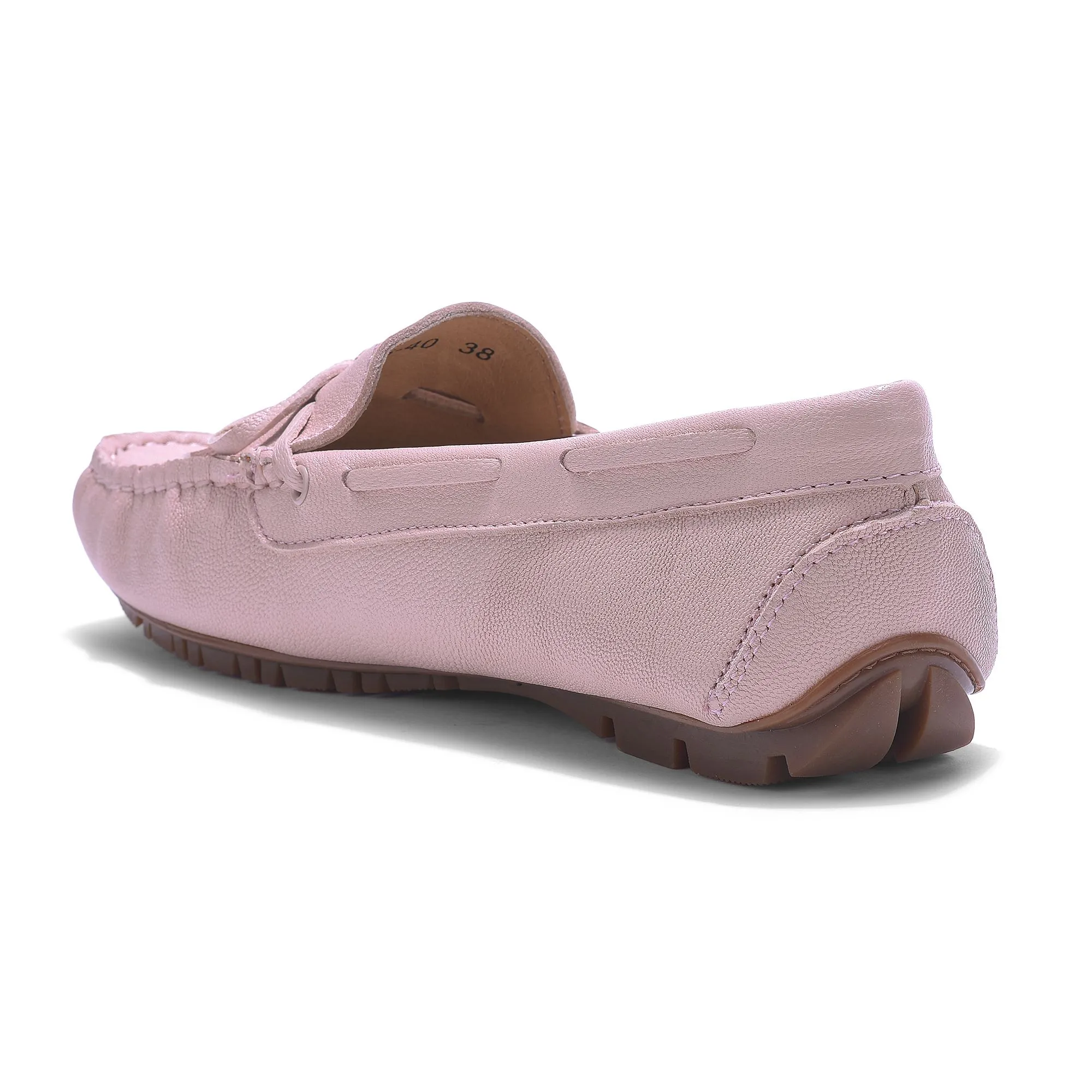 PINK moccasins for women - Thumbnail 5