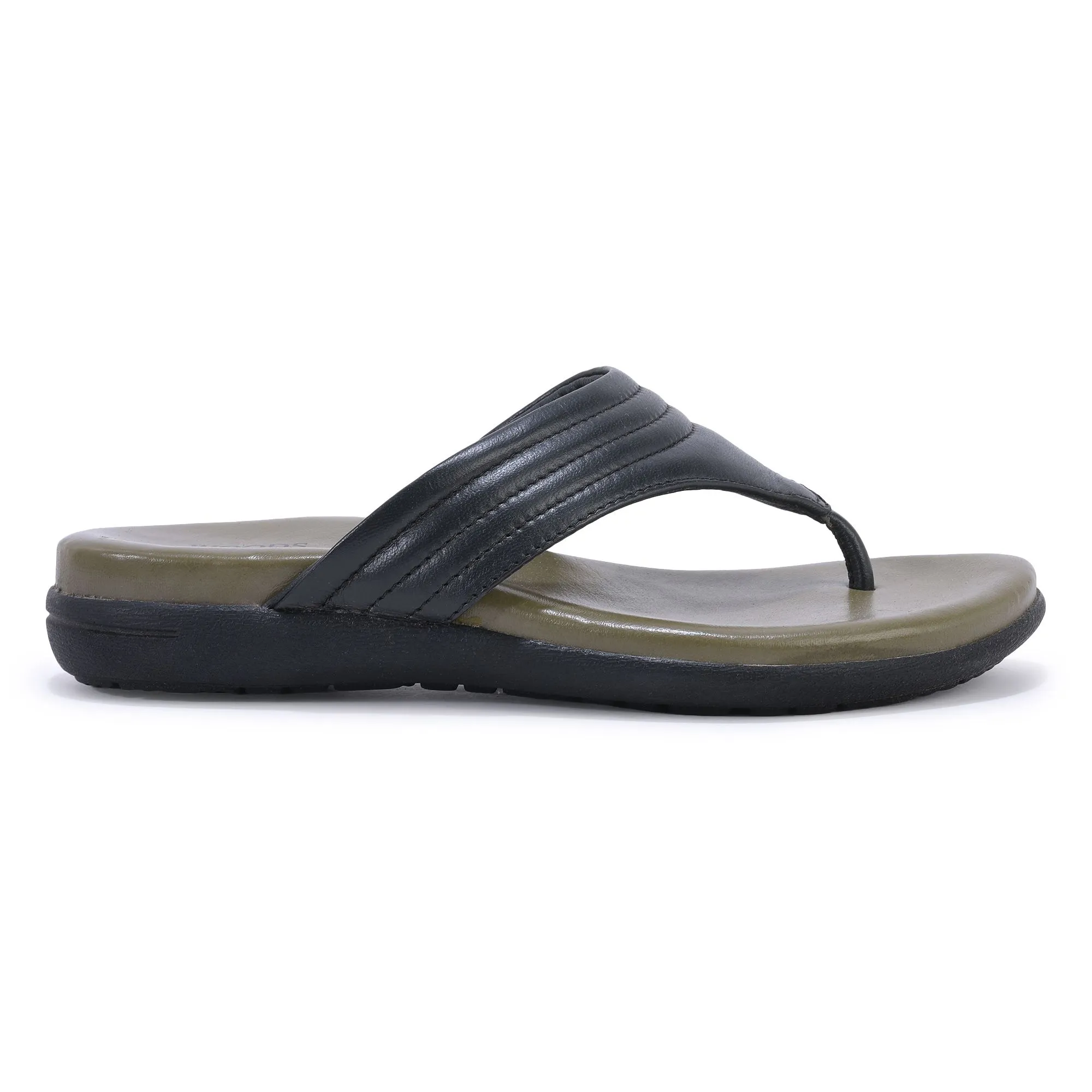 Black casual slipper - Thumbnail 1