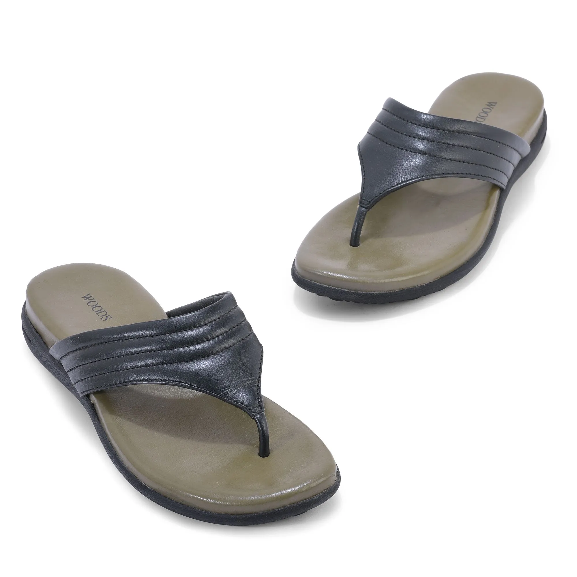 Black casual slipper - Thumbnail 2