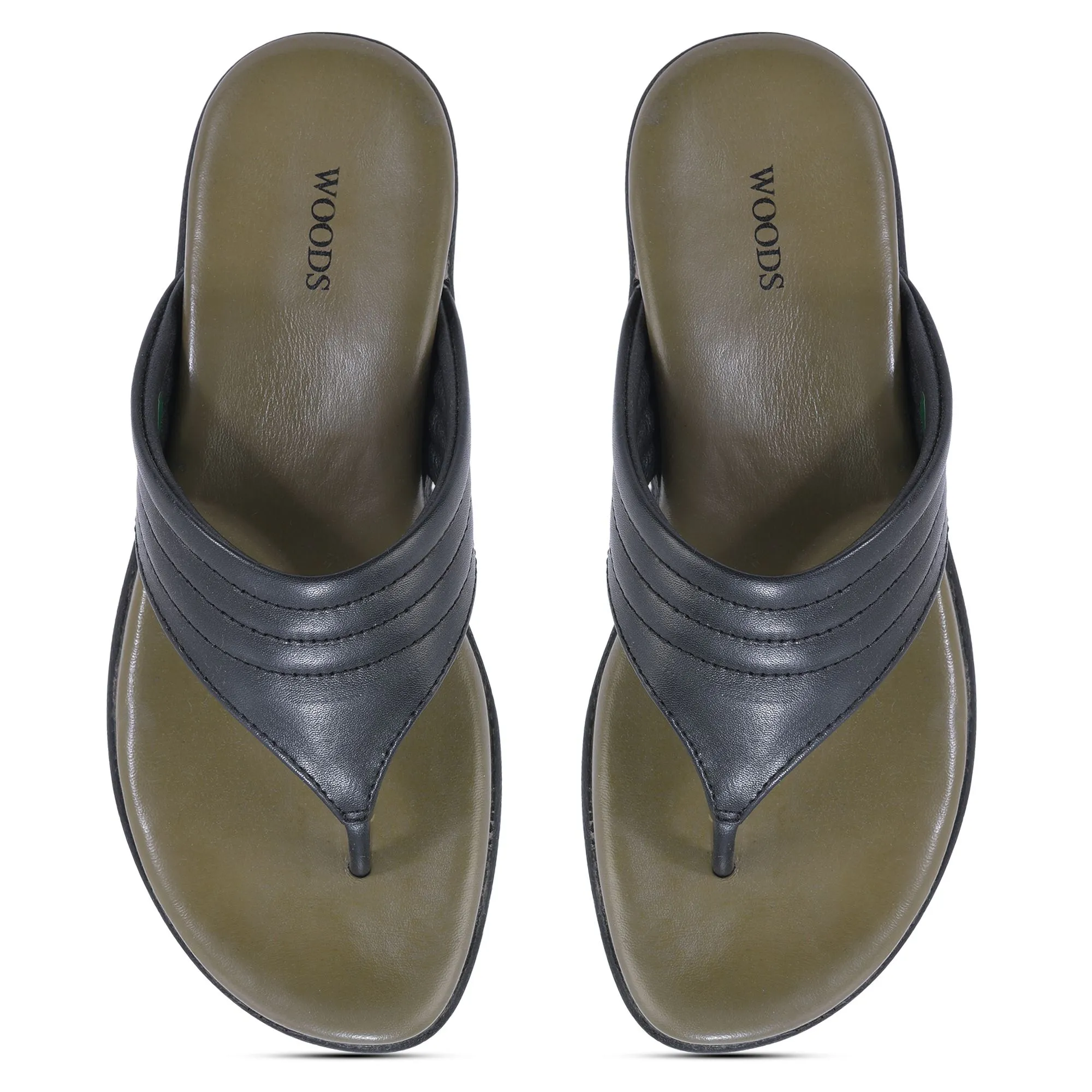 Black casual slipper - Thumbnail 3