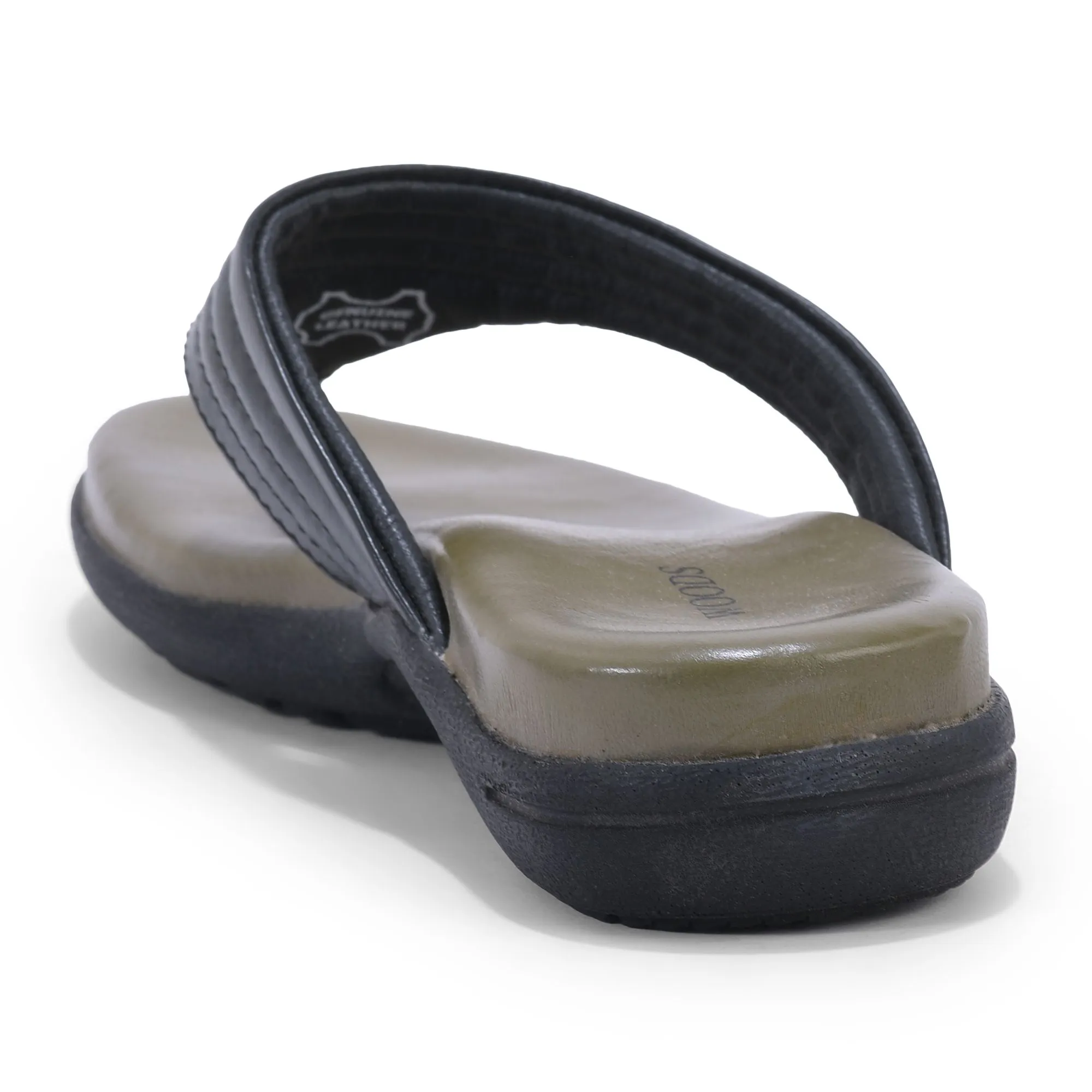 Black casual slipper - Thumbnail 5