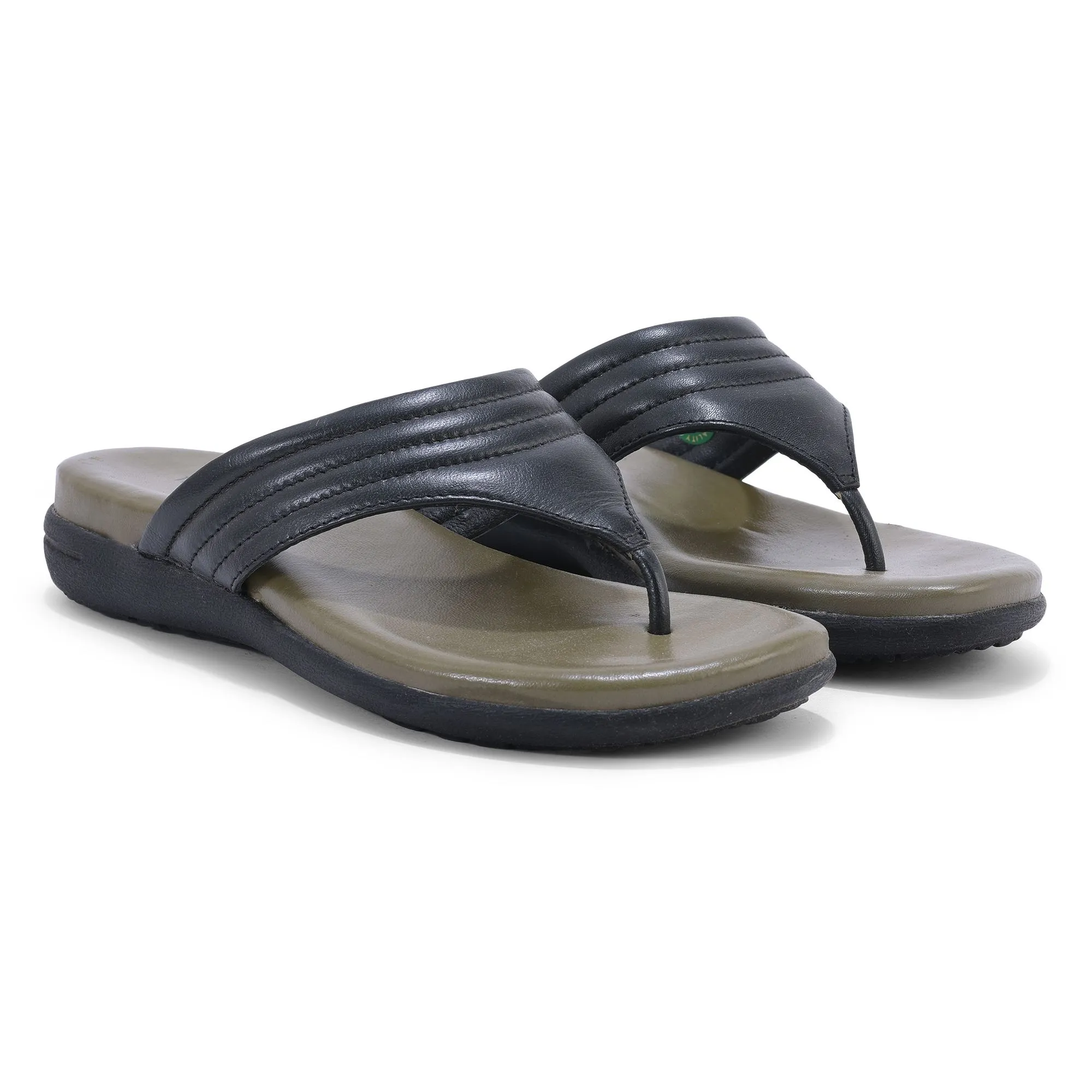 Black casual slipper - Thumbnail 6