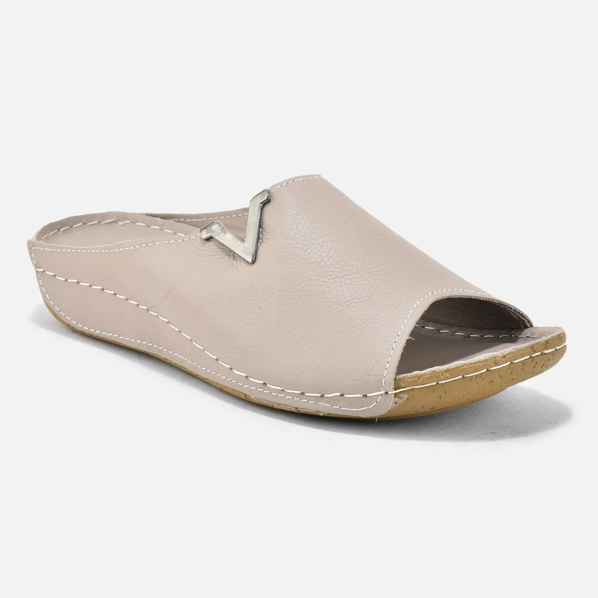 SGrey slipper for women - Thumbnail 7