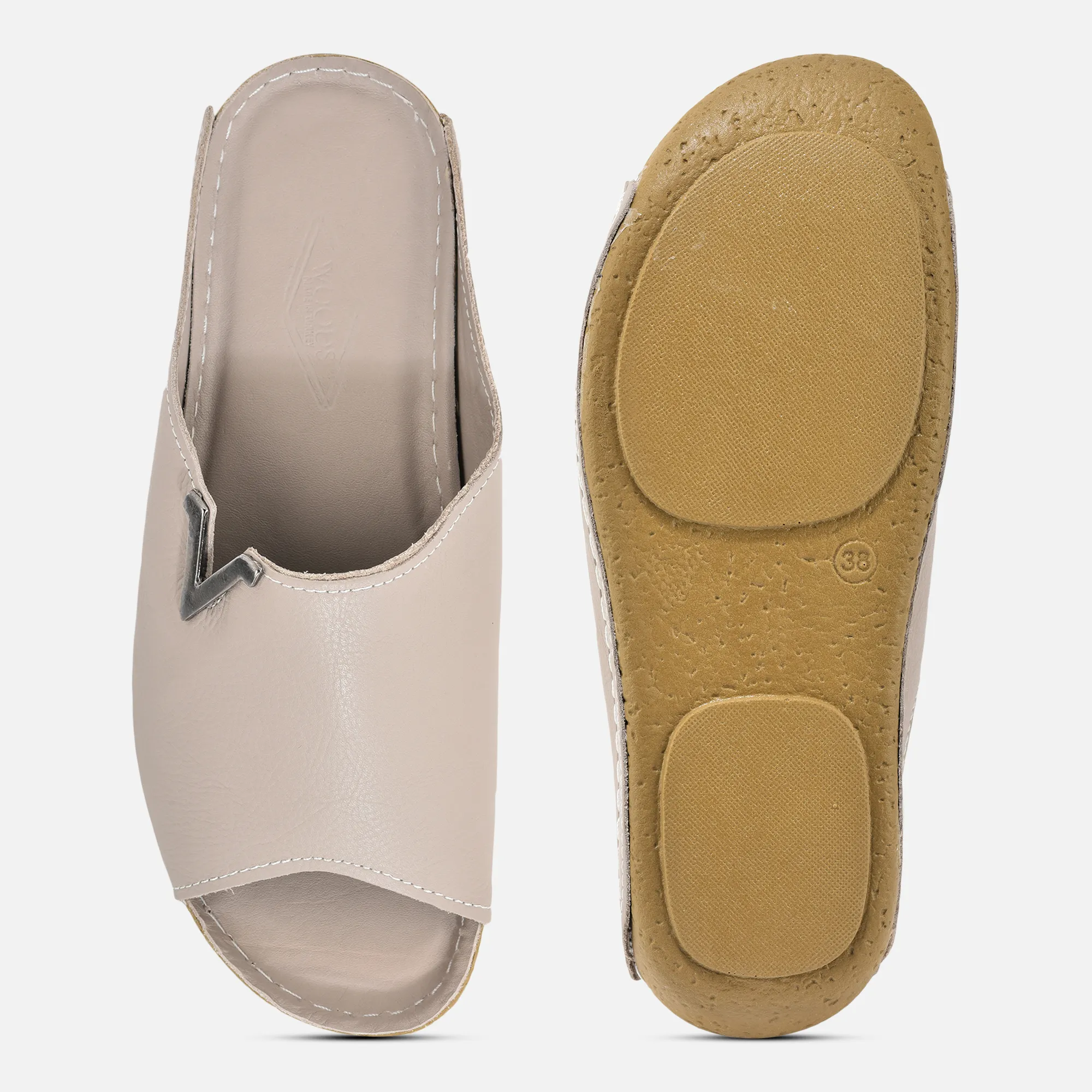 SGrey slipper for women - Thumbnail 8