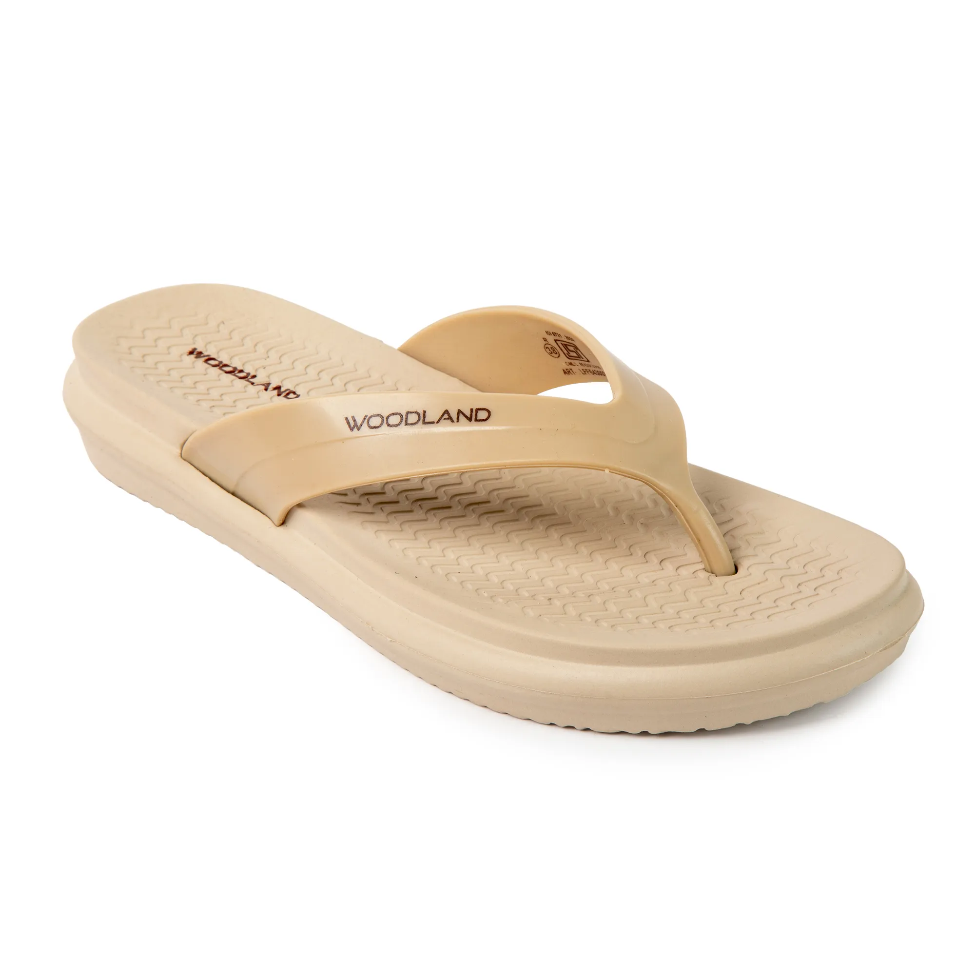 Woodland Beige EasyGlide EVA Women Casual Slippers - Thumbnail 3