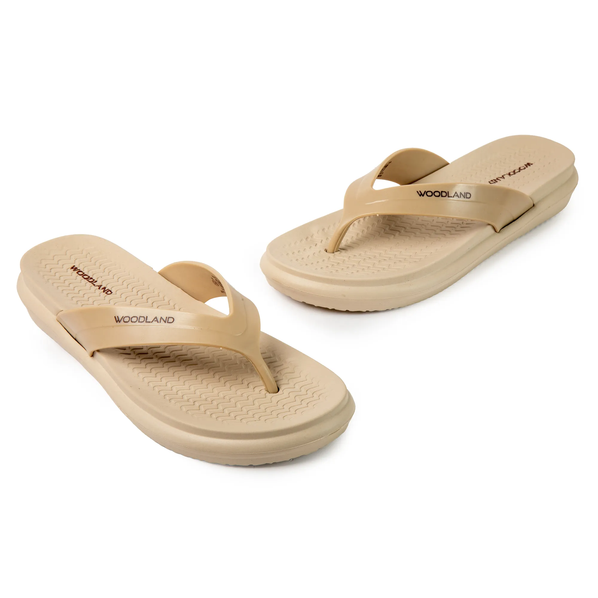 Woodland Beige EasyGlide EVA Women Casual Slippers - Thumbnail 4