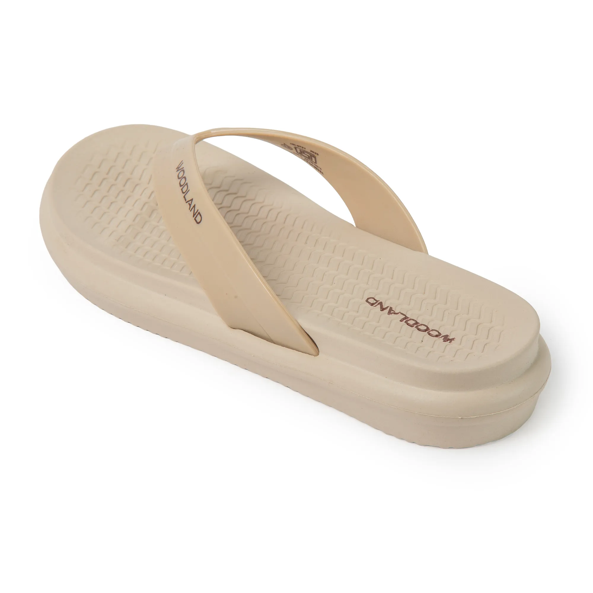Woodland Beige EasyGlide EVA Women Casual Slippers - Thumbnail 7