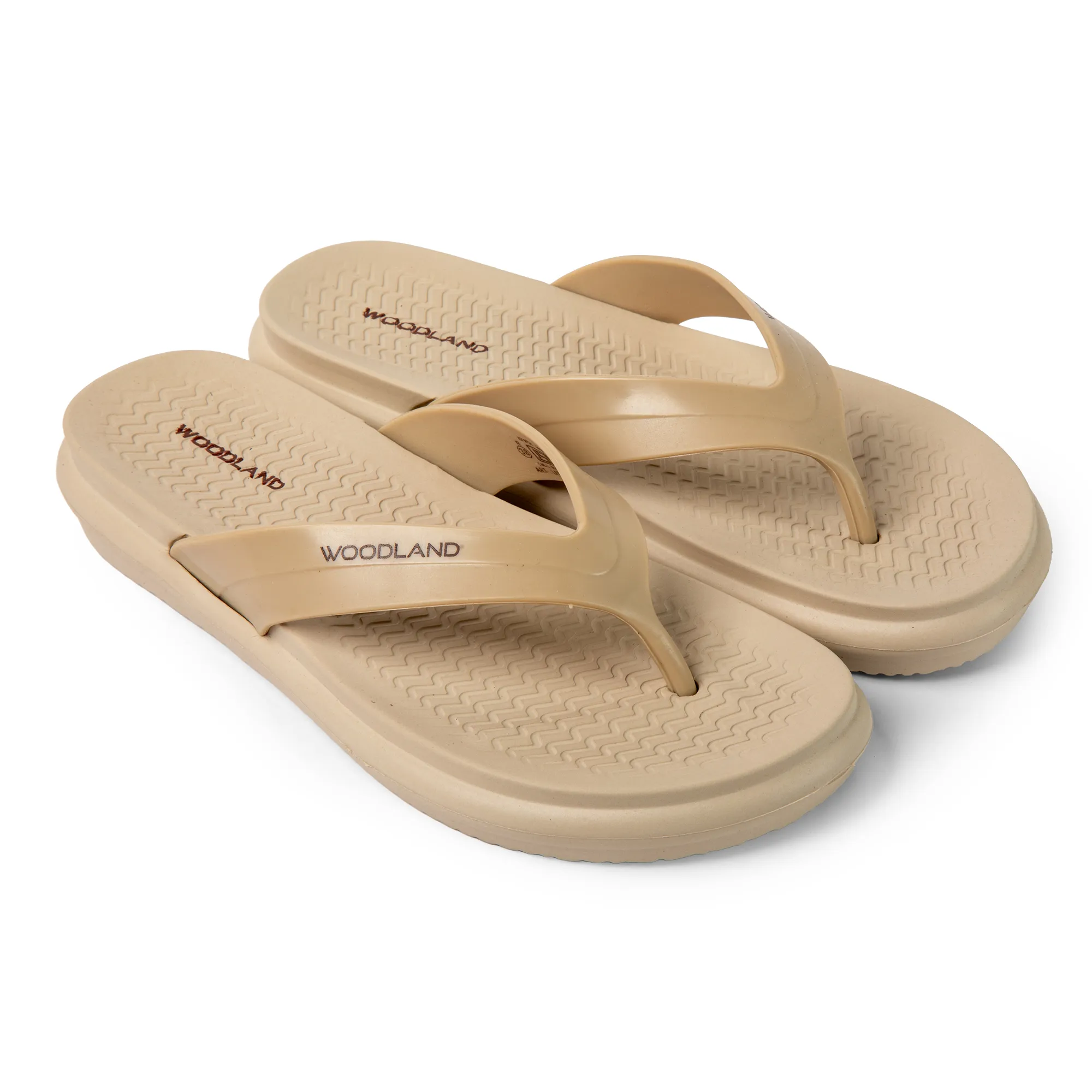 Woodland Beige EasyGlide EVA Women Casual Slippers - Thumbnail 8