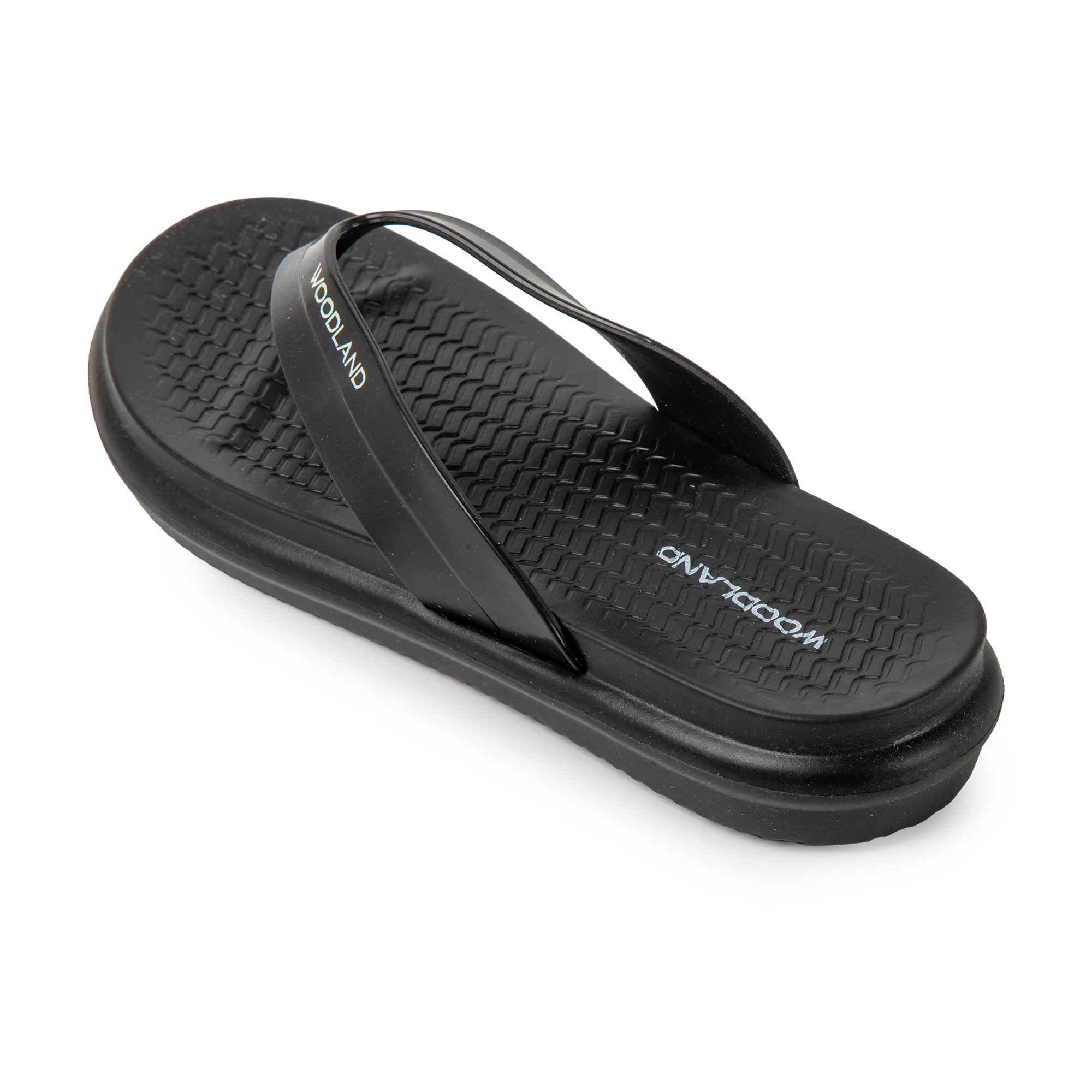Woodland Black EasyGlide EVA Women Casual Slippers - Thumbnail 7