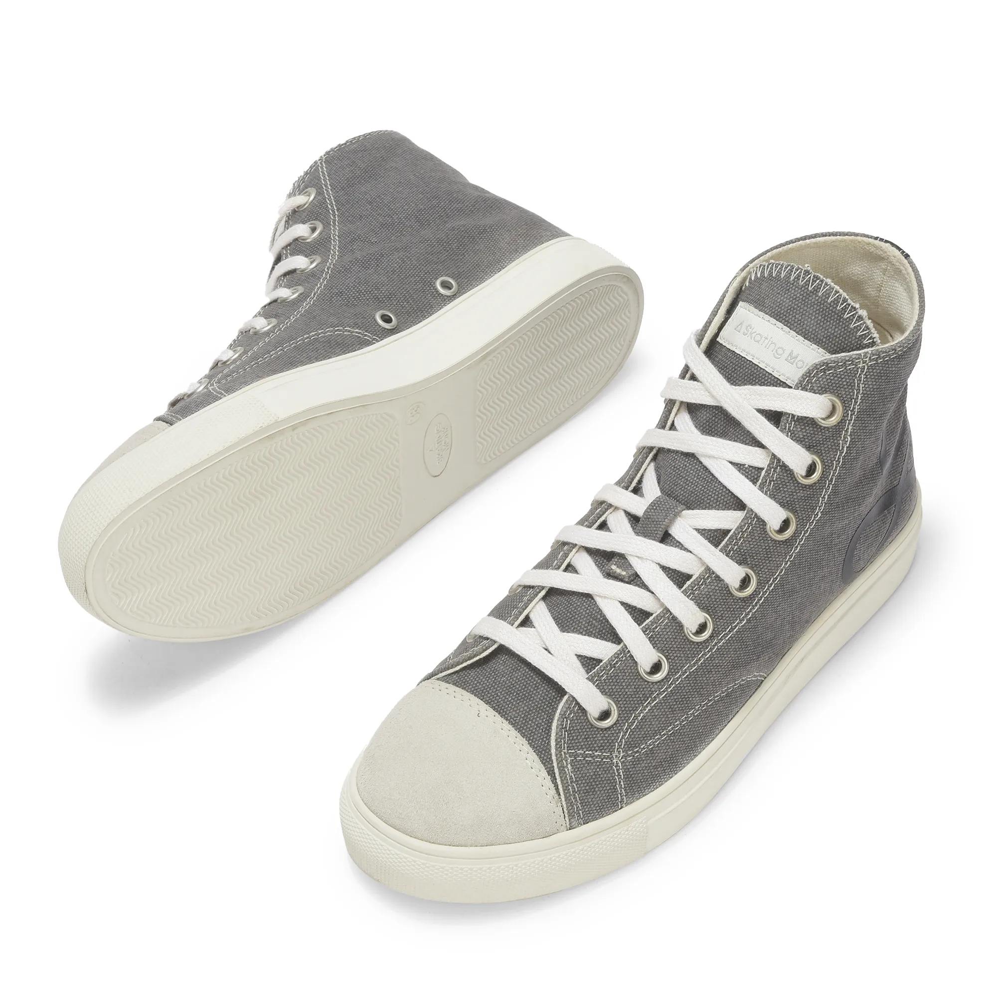 Grey Canvas Sneaker - Thumbnail 6