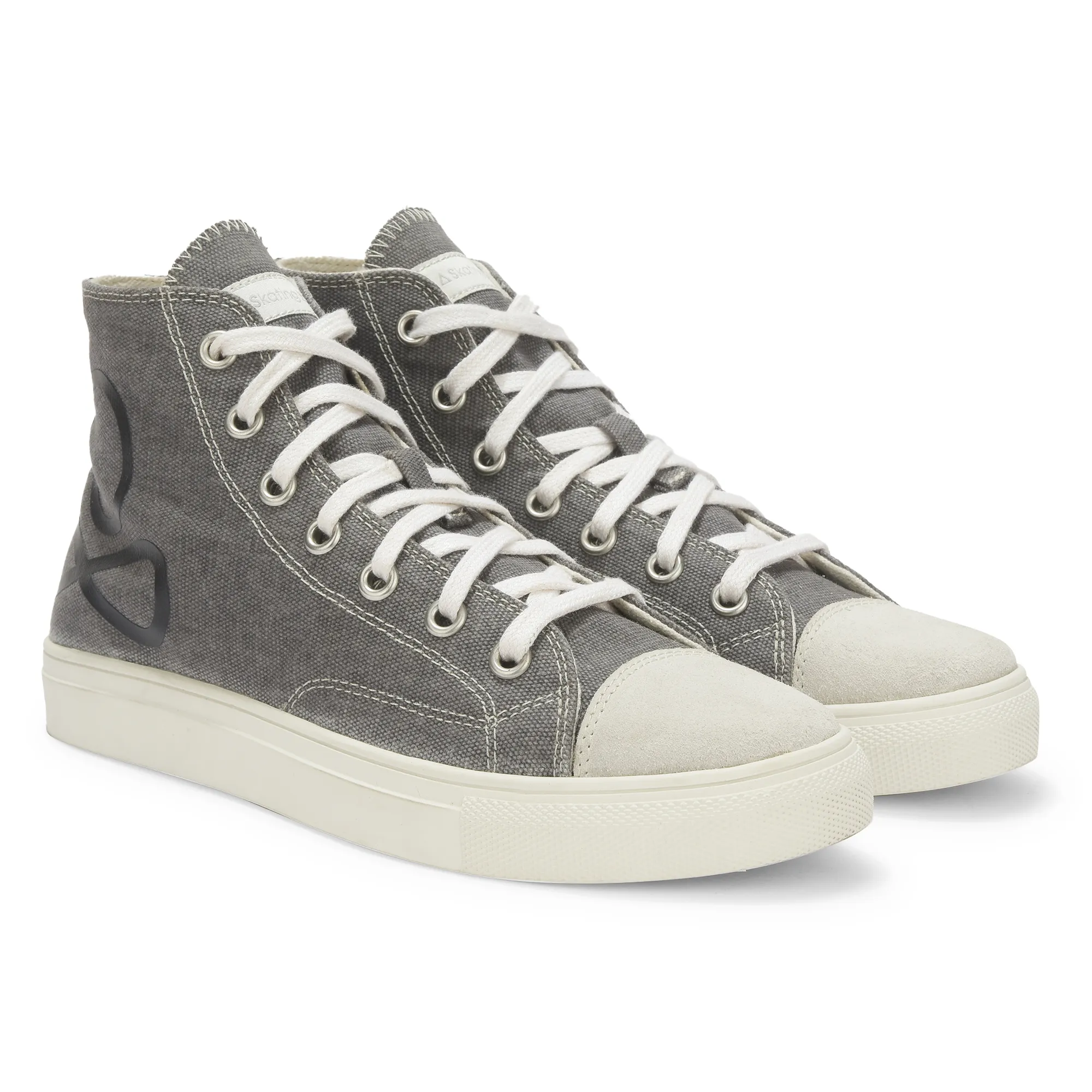 Grey Canvas Sneaker - Thumbnail 8