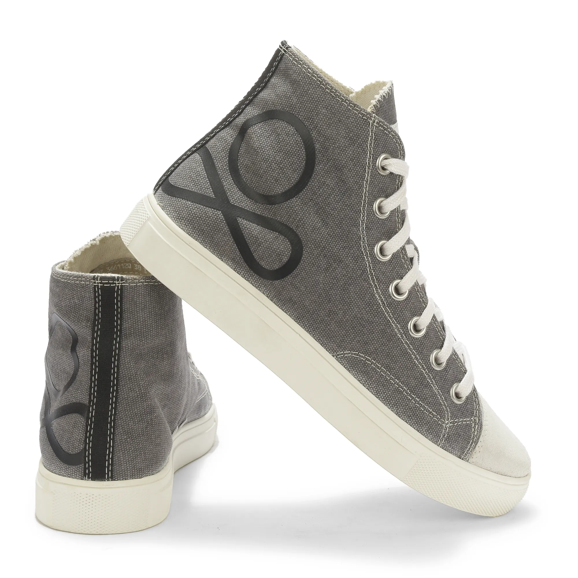 Grey Canvas Sneaker - Thumbnail 10