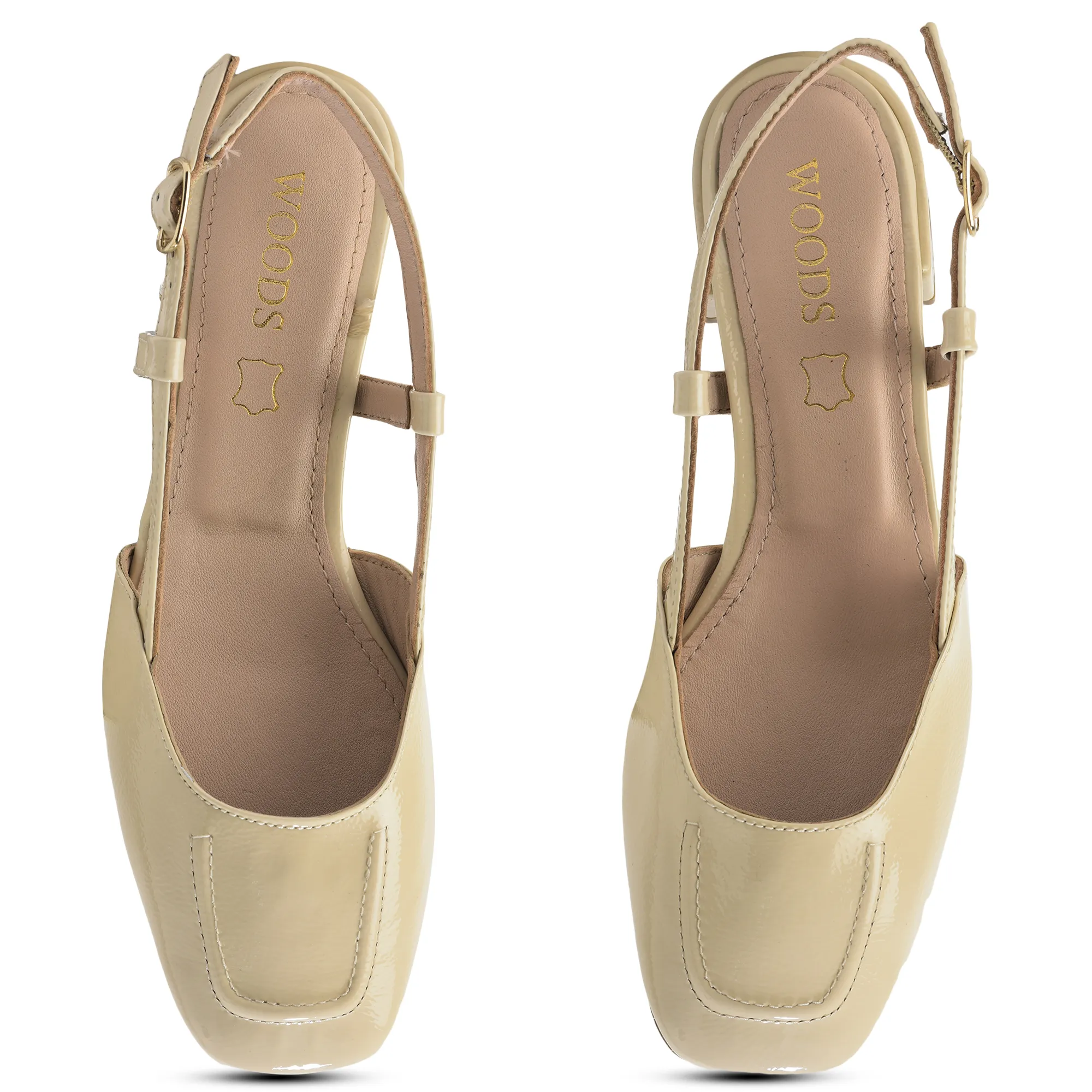 Versatile Beige Heel Sandals for Ladies - Thumbnail 2